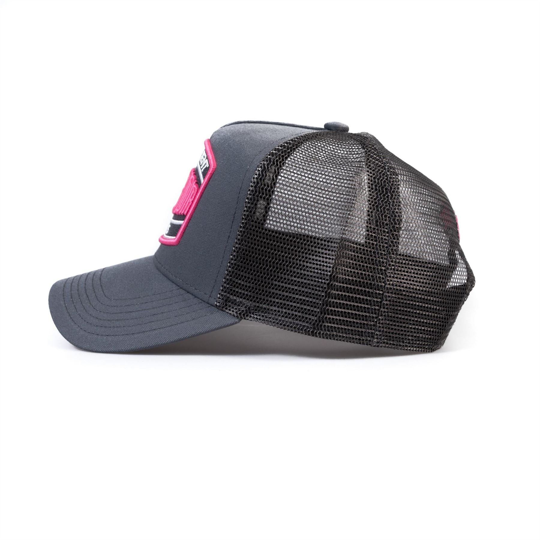 Societe Noir Logo Lettering Adjustable Trucker Cap