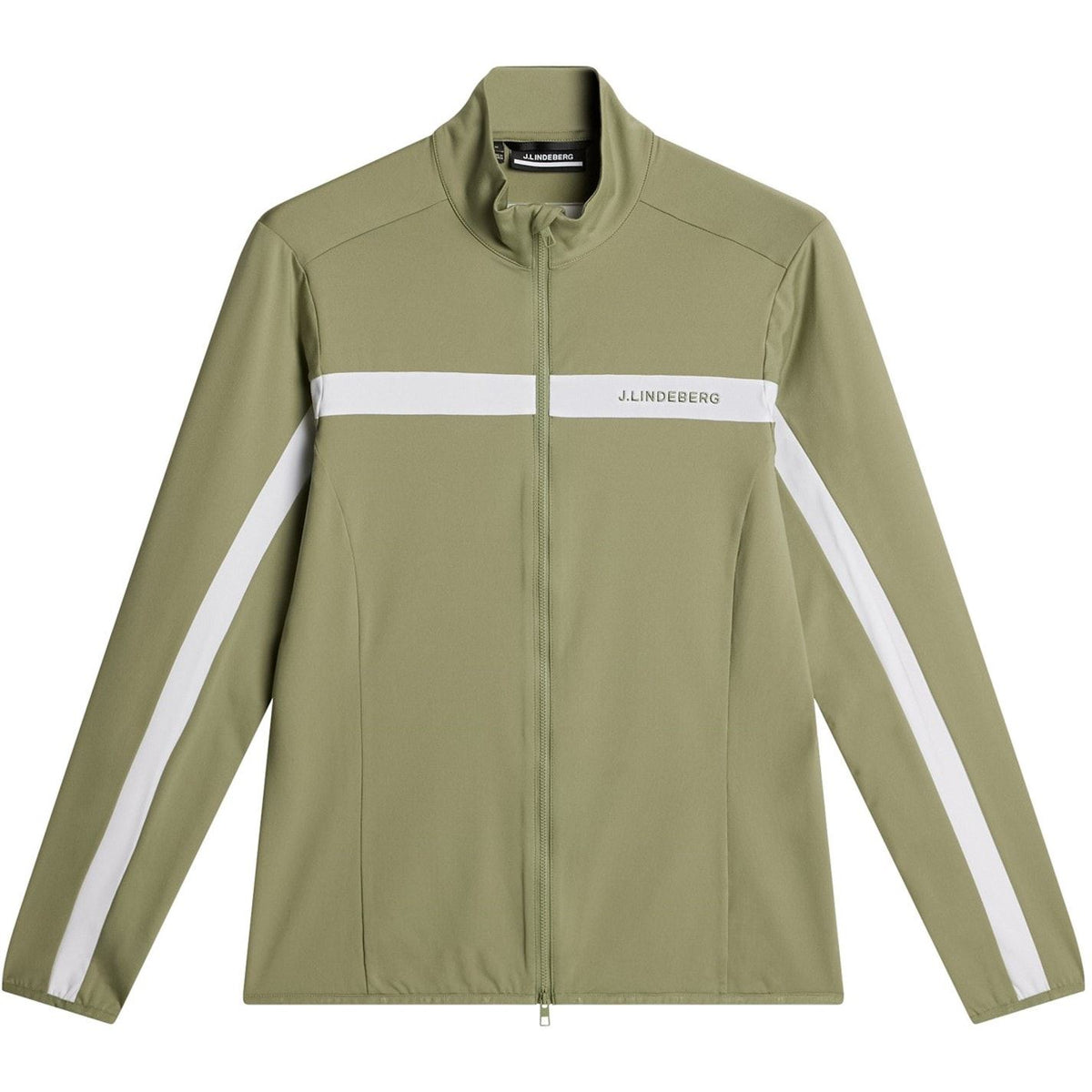 J Lindeberg Golf Jarvis Vertical Logo Funnel Neck Long Sleeve Top