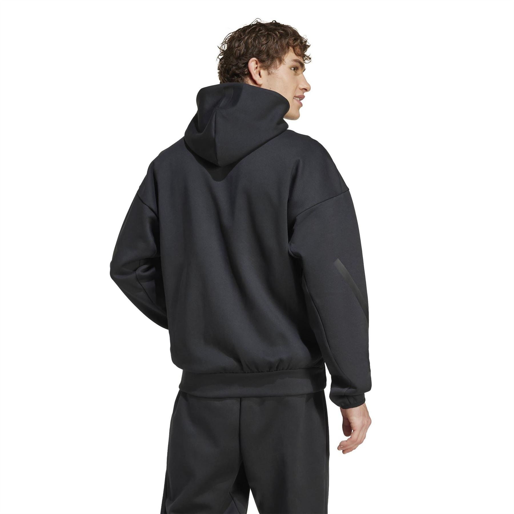 adidas Mens Full Zip Hooded Track Jacket