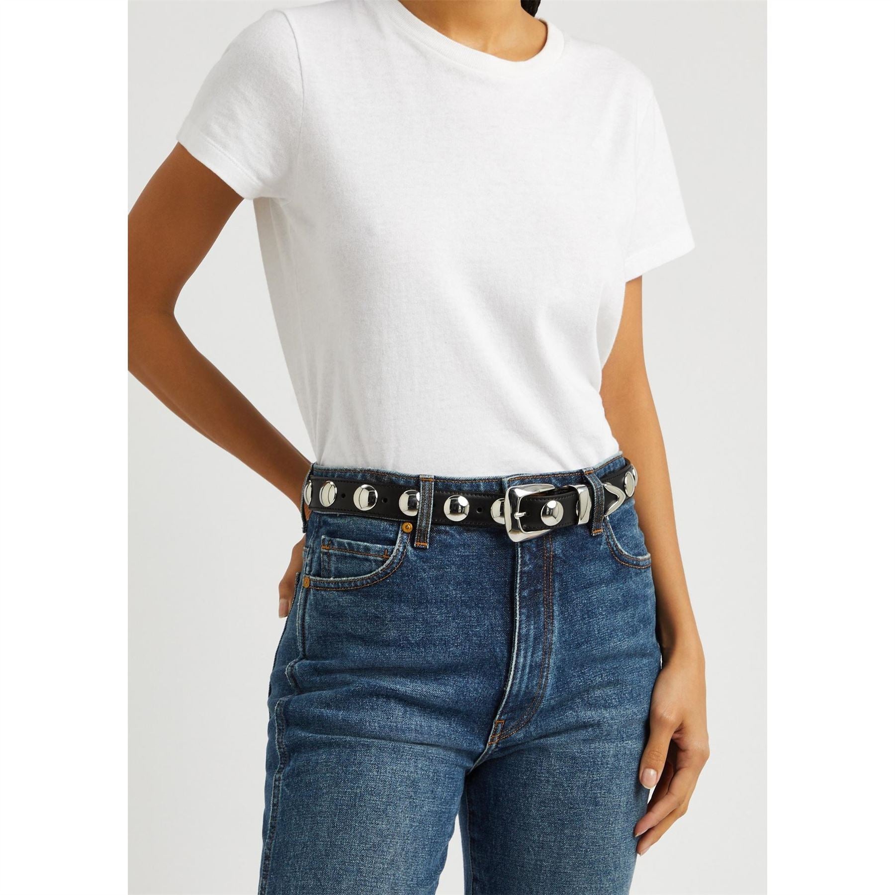 Khaite Belt Silver Studs