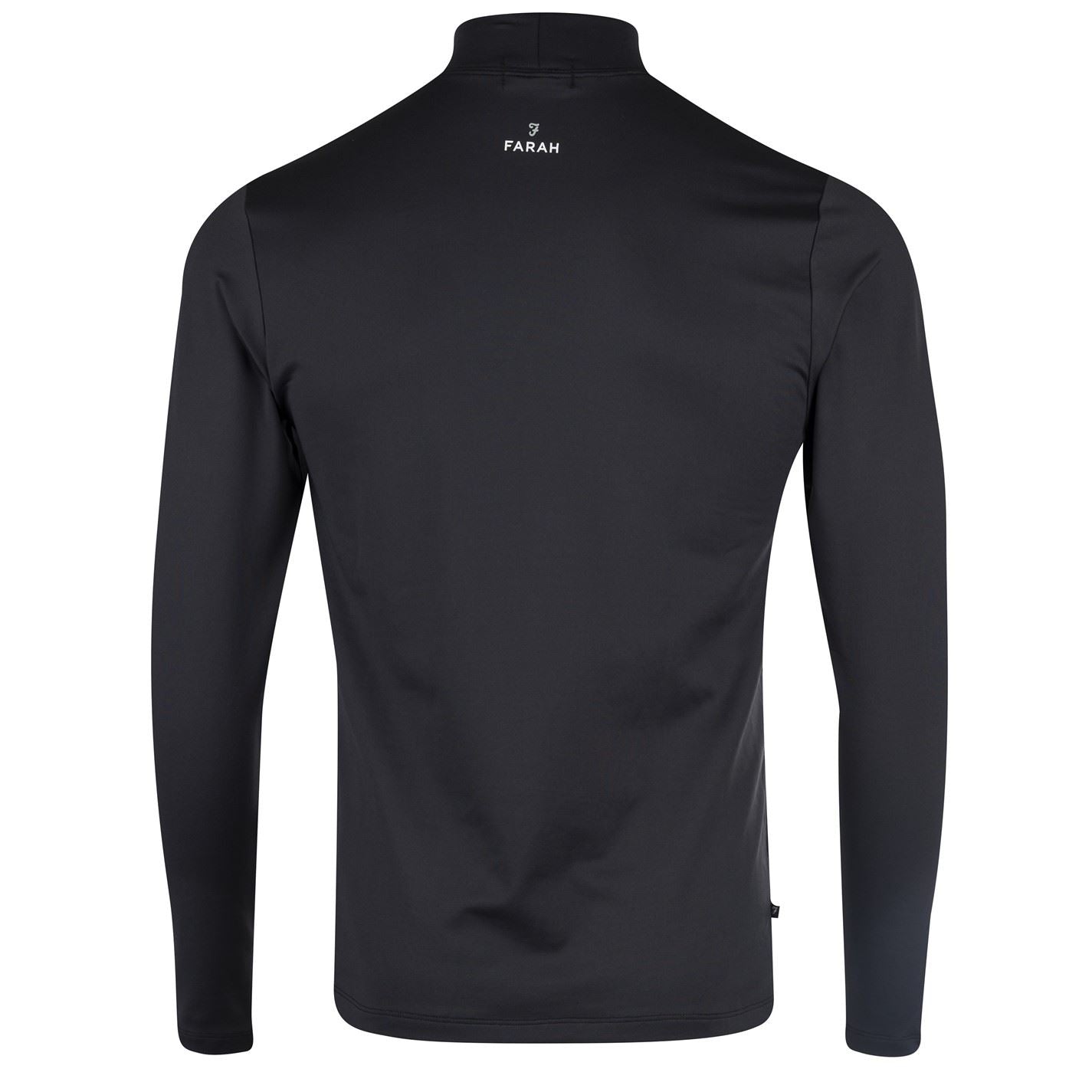 Farah Mock Neck Regular Fit Long Sleeve T-Shirt