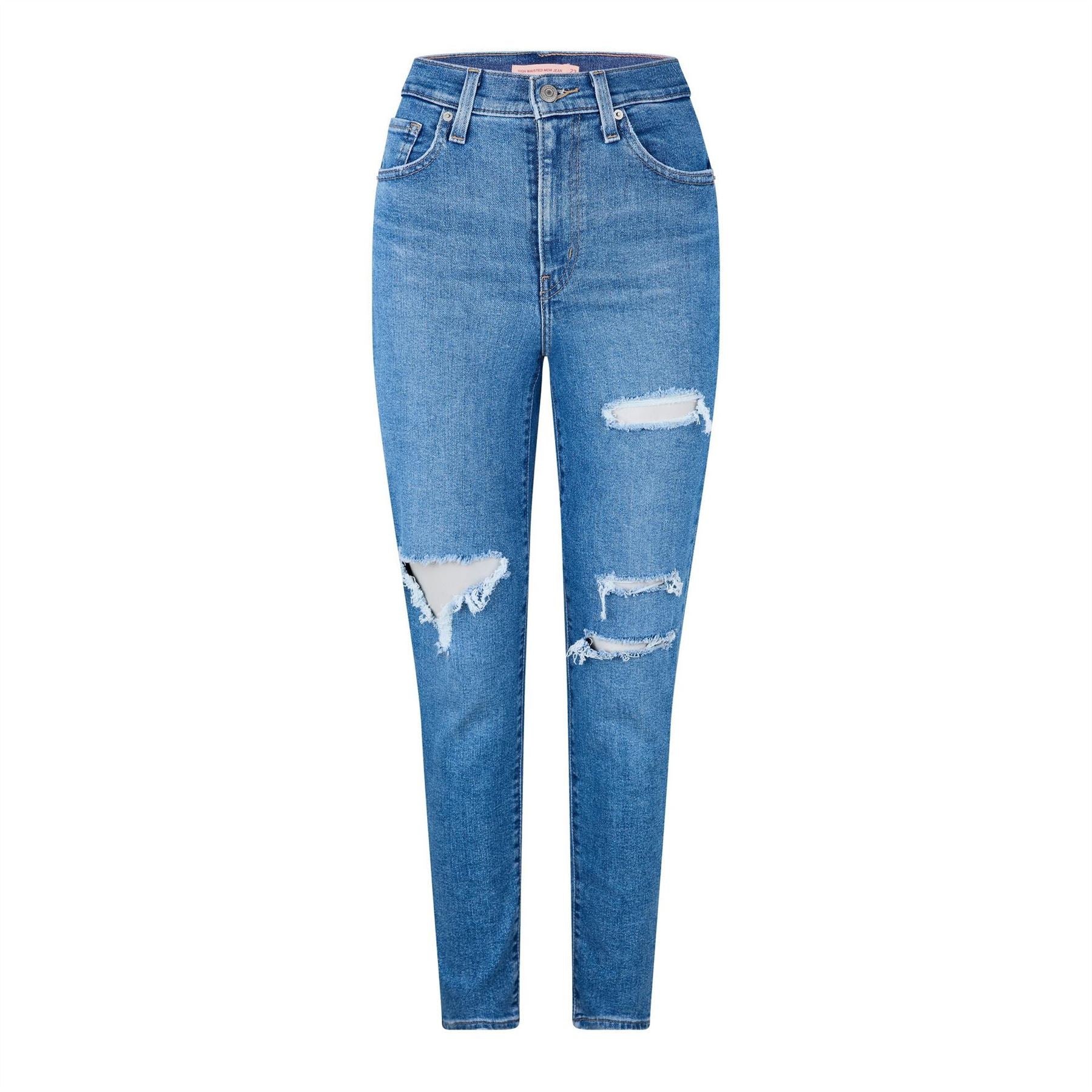 Levis High Waisted Mom Straight Leg Jeans