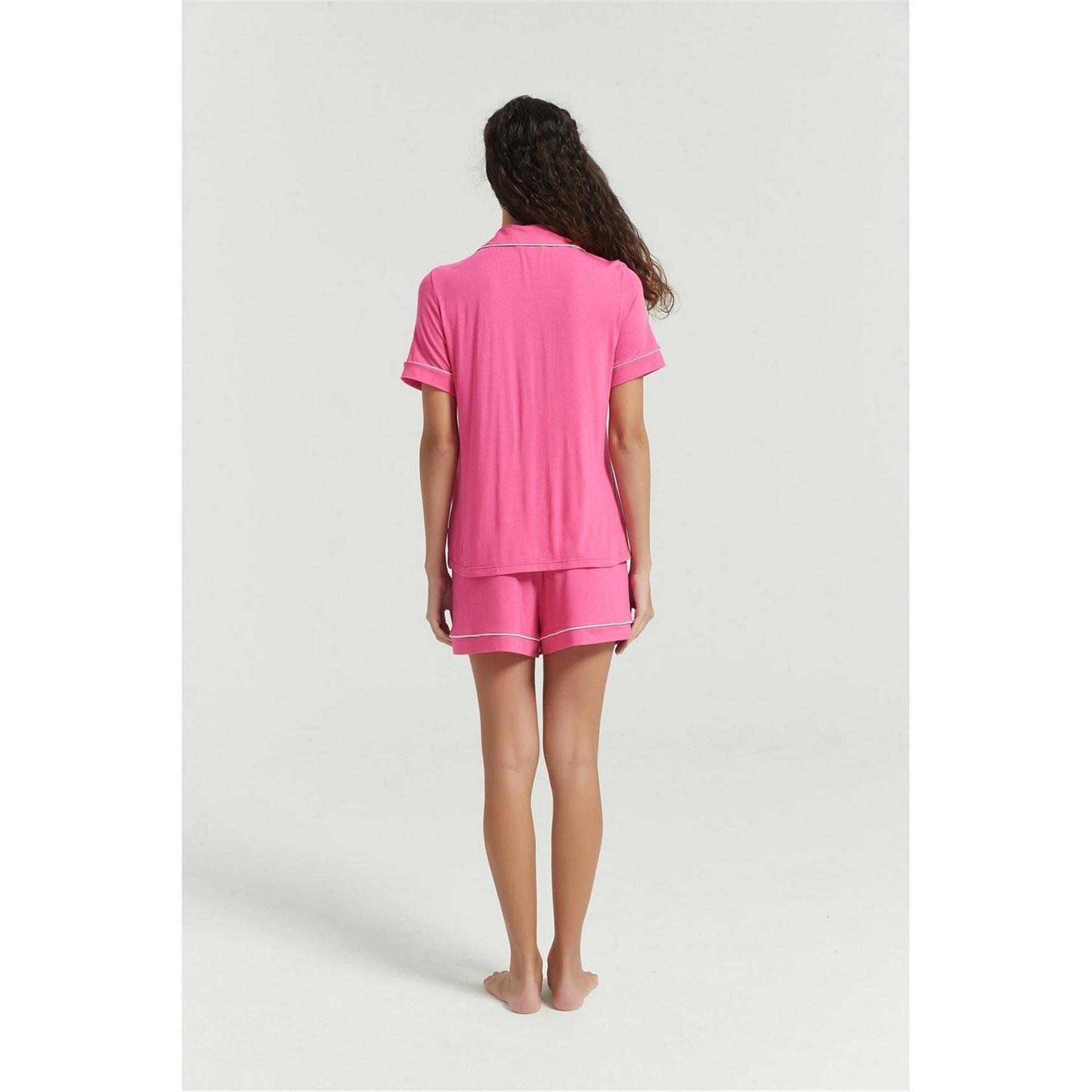 Be You Modal Notched Neck Shortie Pyjama