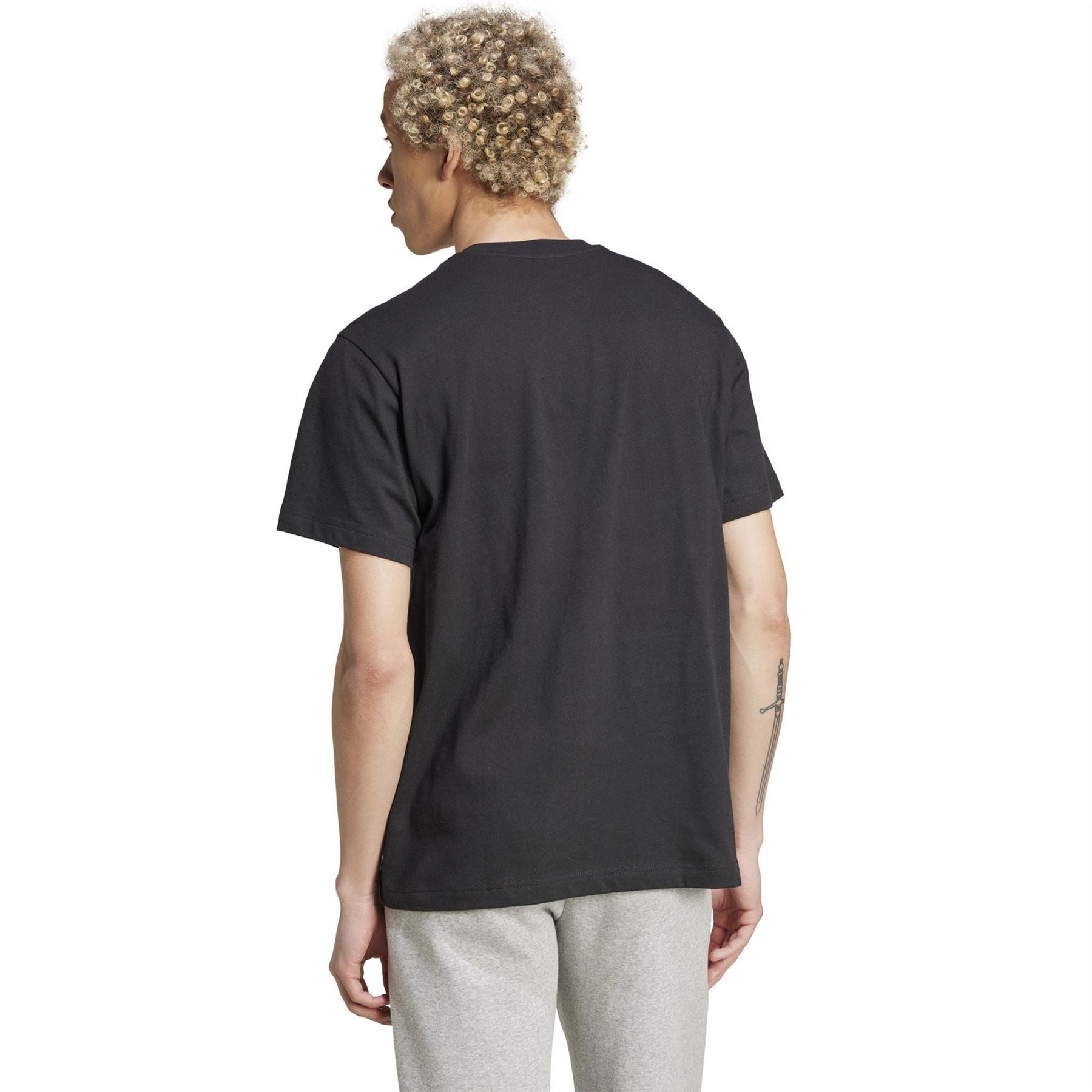 adidas Paris Bold Logo Crew Neck Short Sleeve Jersey T-Shirt
