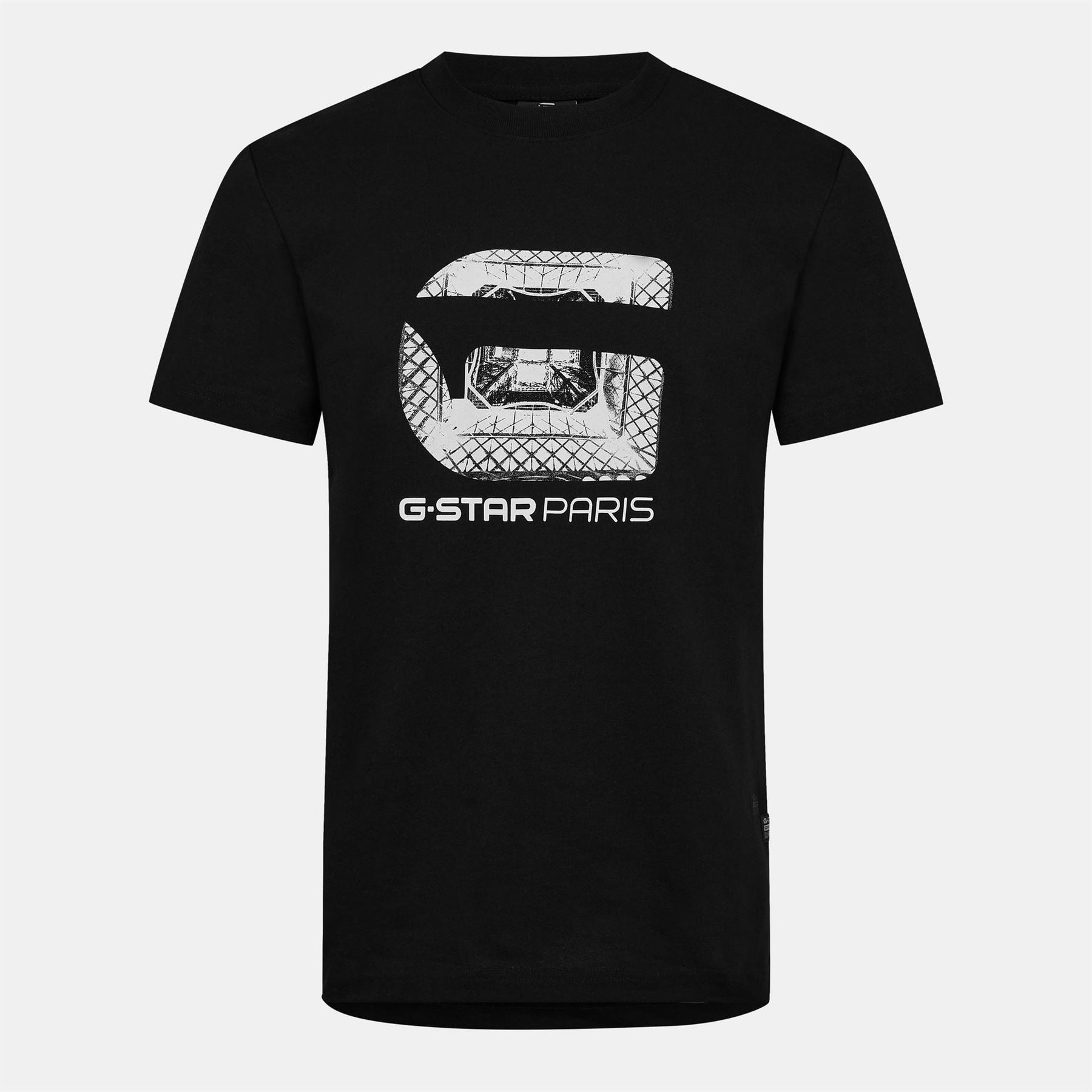 G Star Paris Lettering Regular Fit T-Shirt