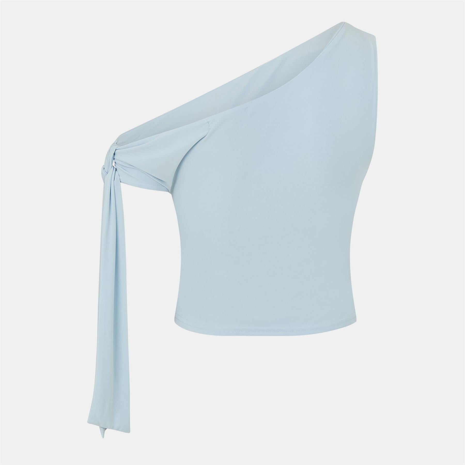 Missy Empire Womens Tie Shoulder Top