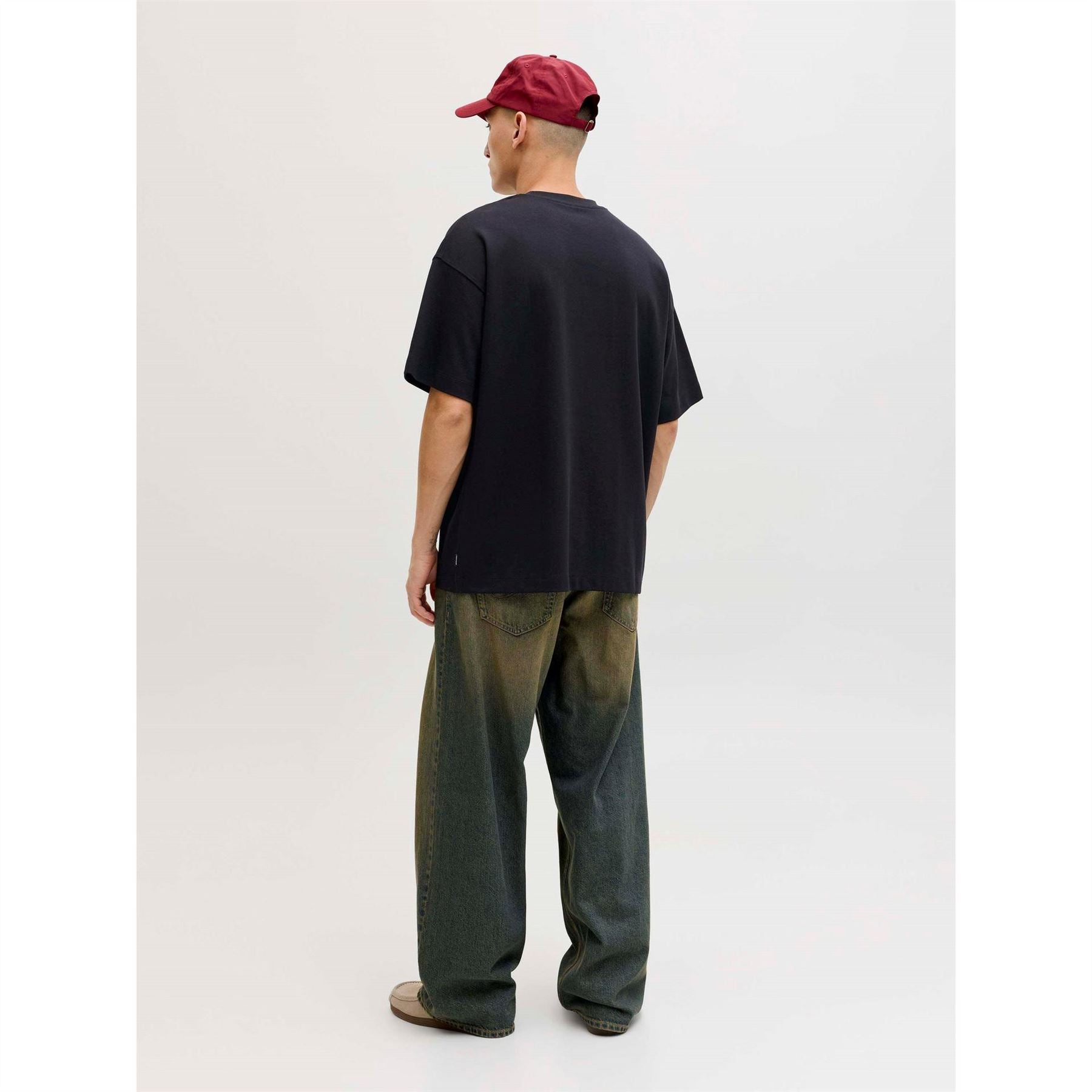 Jack and Jones Barron Oversized Crew Neck Short Sleeve Jersey T-Shirt