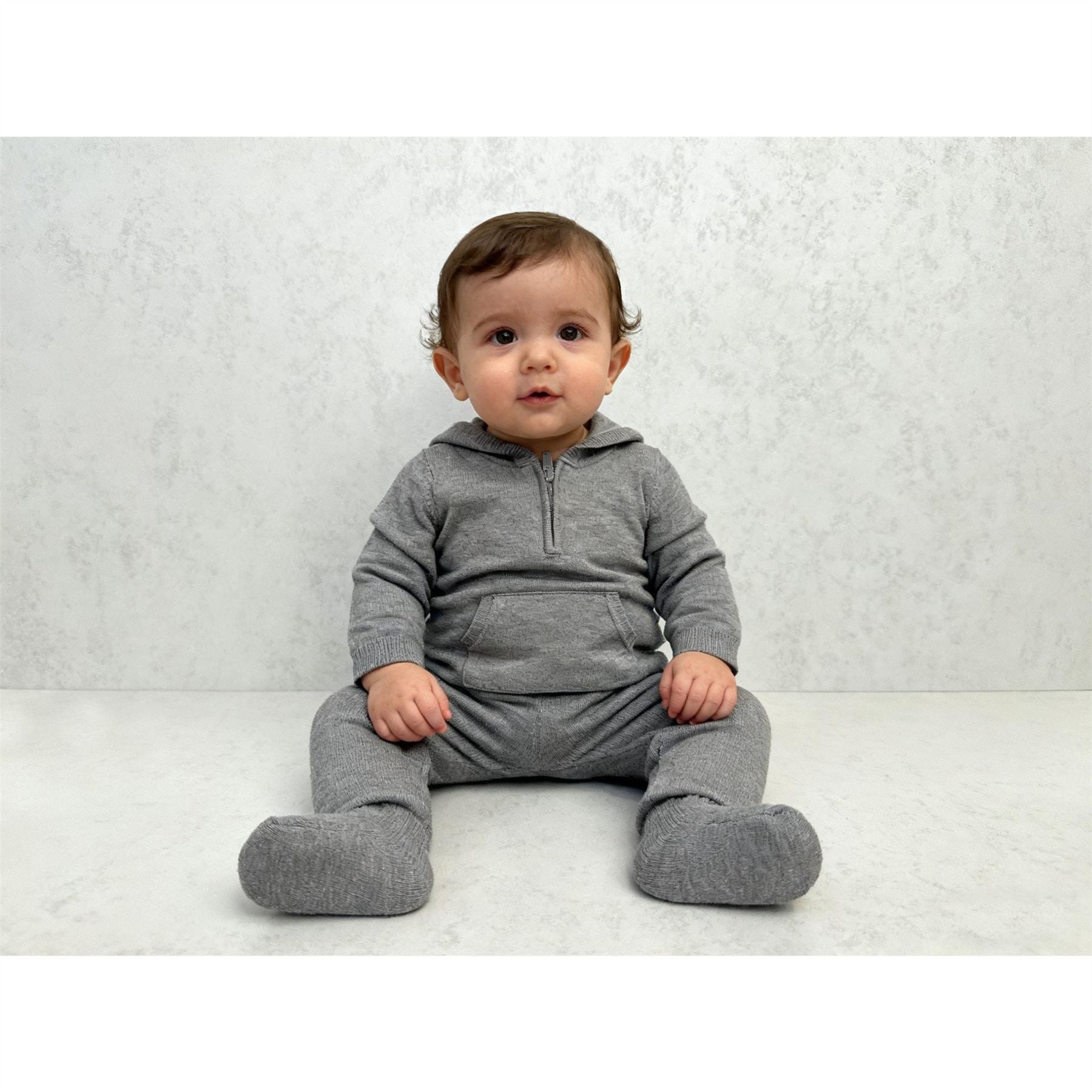 Pretty Green Hooded Long Sleeve Slim Fit Top and Trouser Pyjama Set