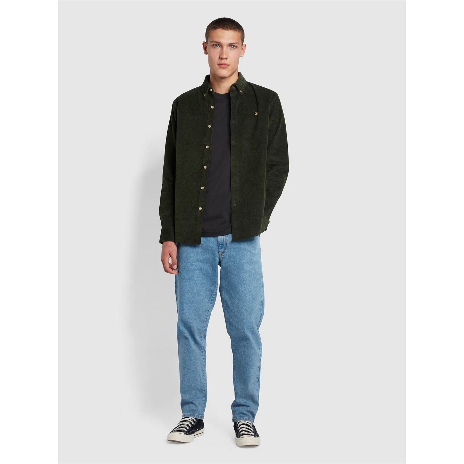 Farah Alexander Regular Fit Circular T-Shirt