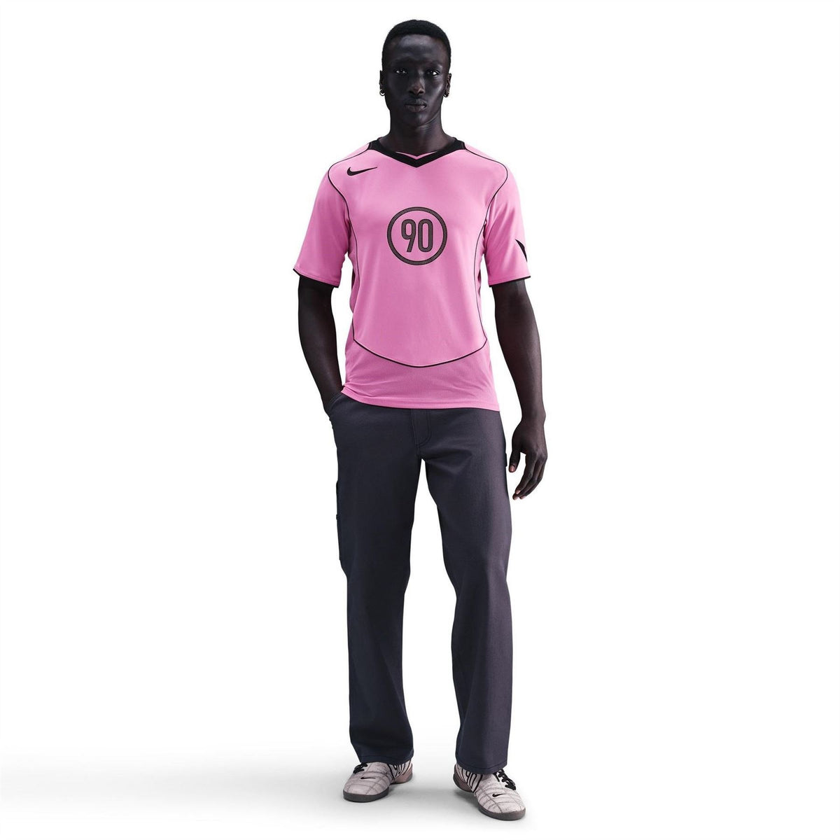 Nike T90 Energy V-Neck Raglan Short Sleeve Jersey