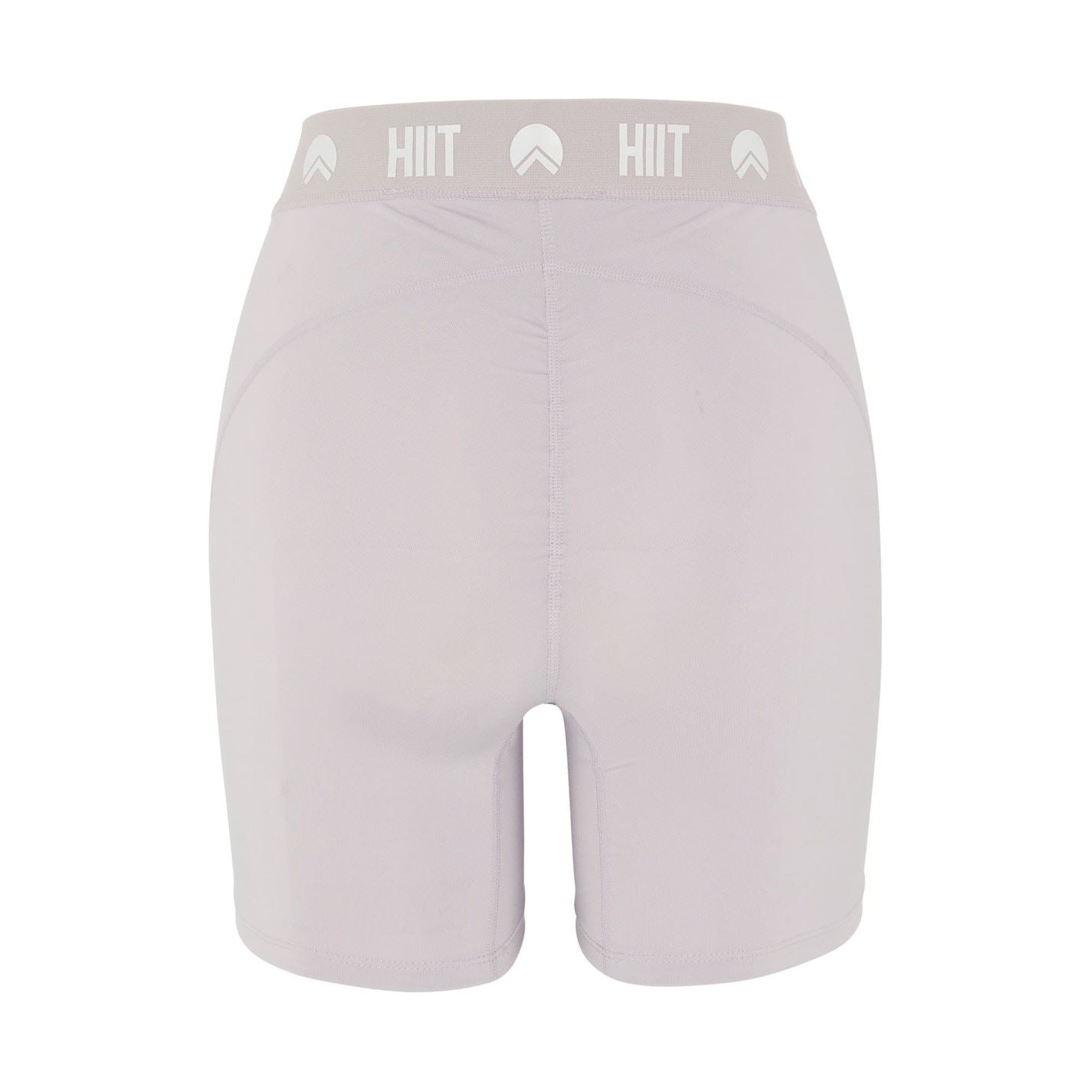 HIIT Logo Print Shirred Shorts