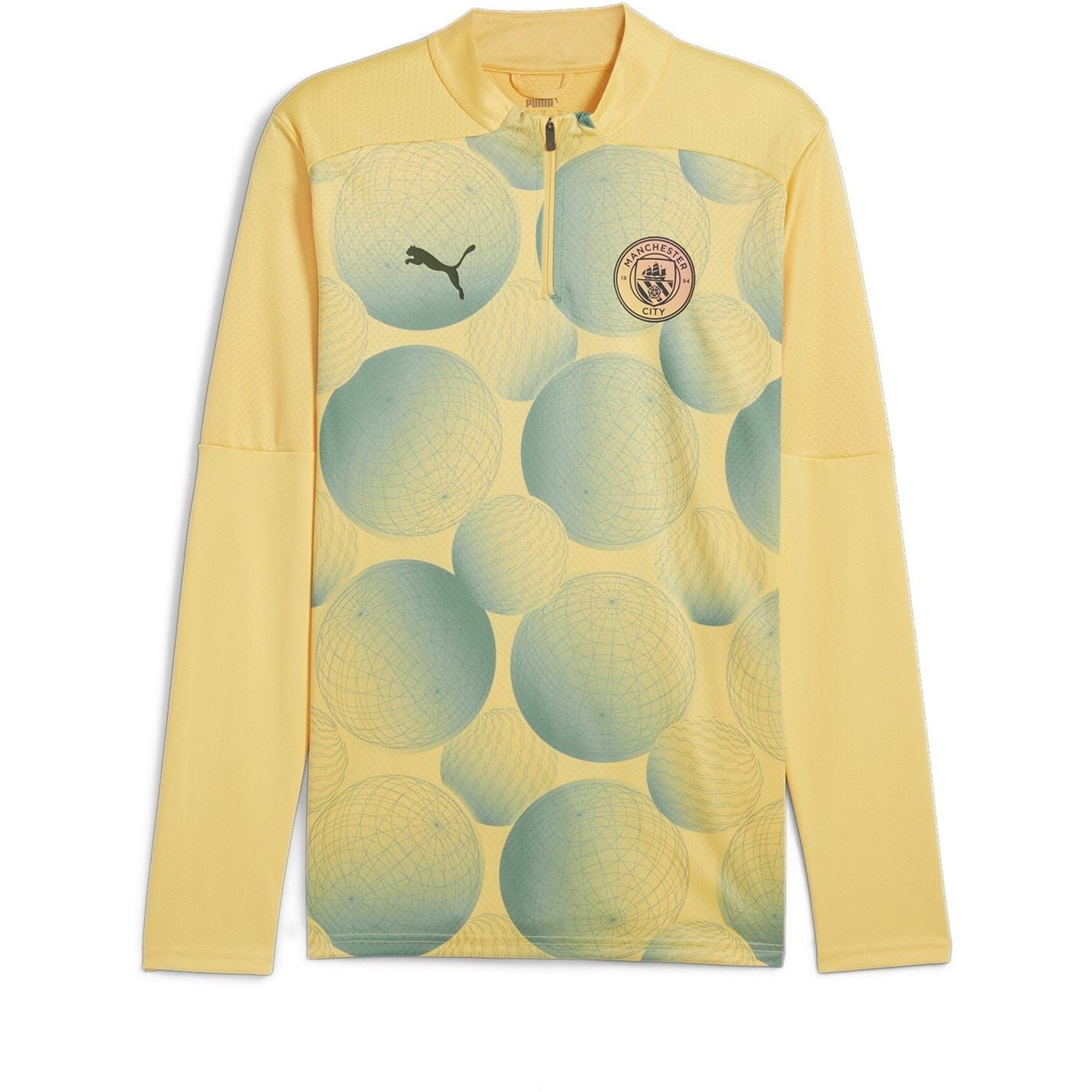 Puma Manchester City Fc Fourth Pre Match Drill Jacket 2024 2025 Adults
