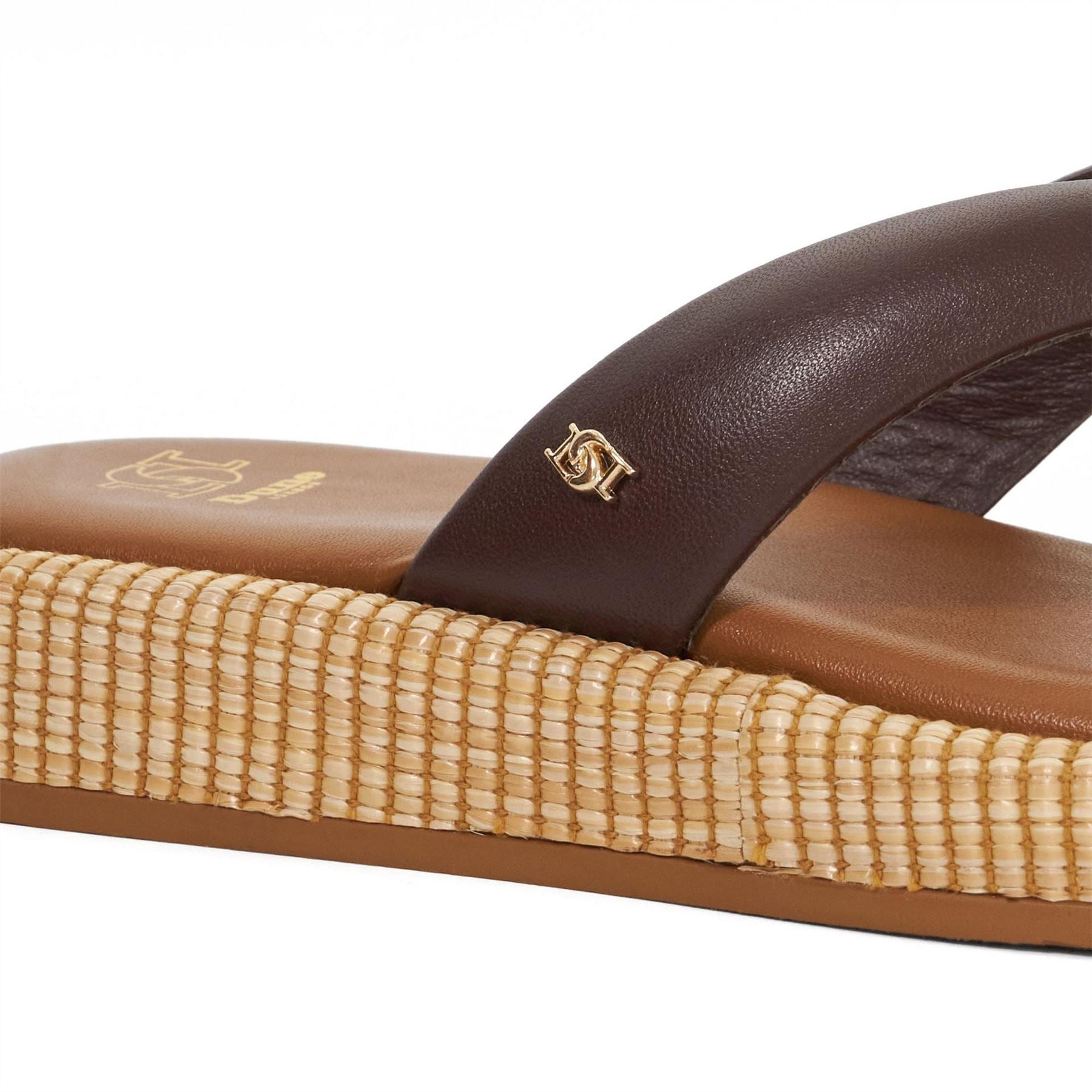 Dune London Lo Laike Textured Toe Post Sandals