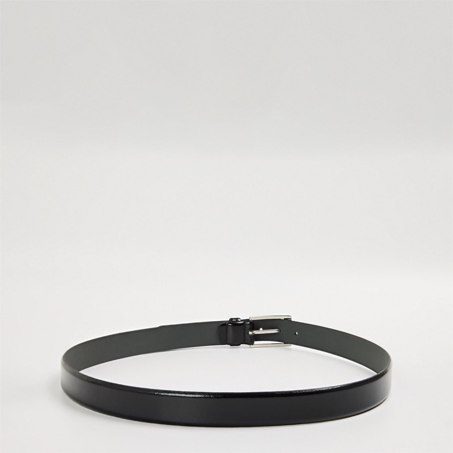 Boss Leather Belt with Metal Buckle