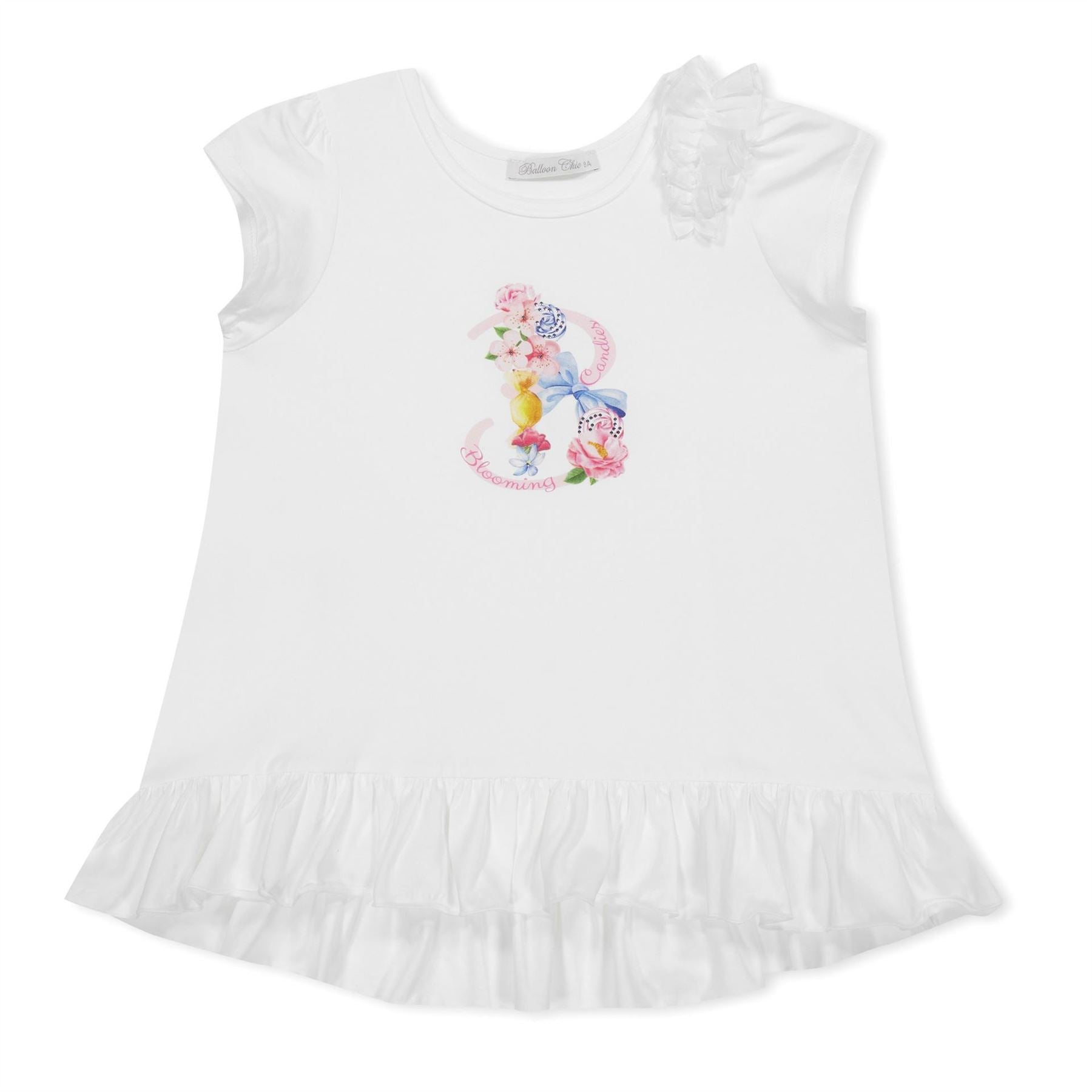 Balloon Chic Flower Graphic Regular Fit T-Shirt