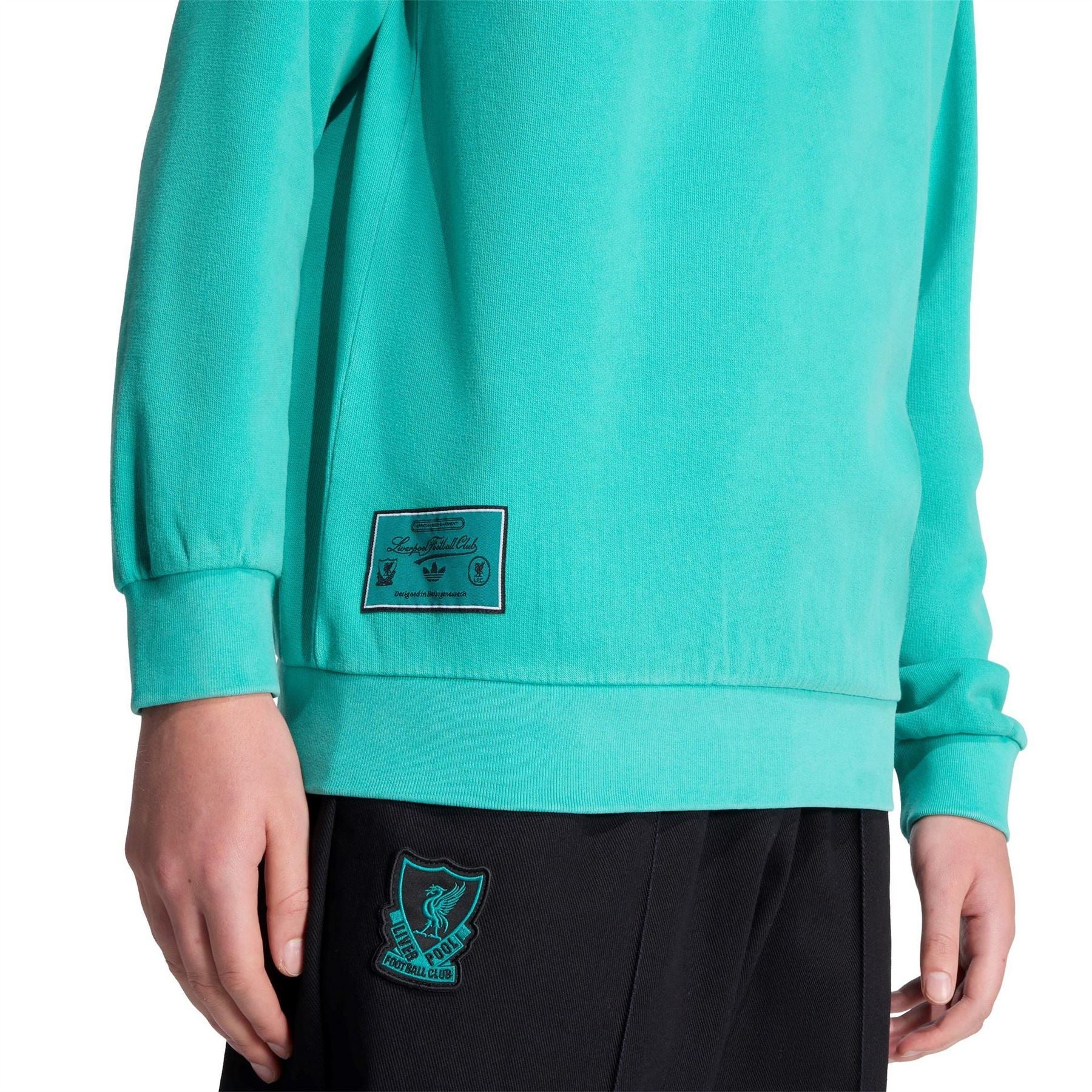 adidas Liverpool Half Zip Jacket Adults
