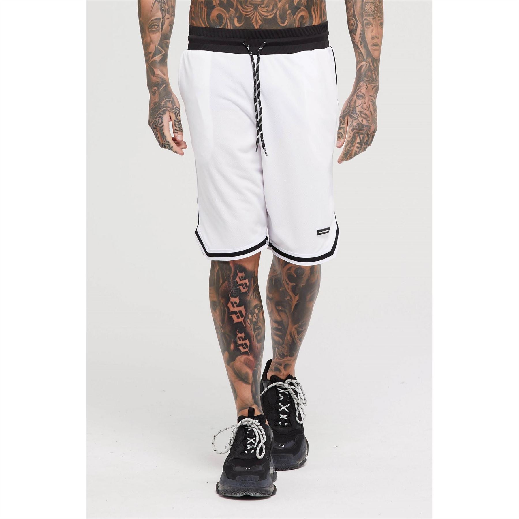 Good For Nothing Mesh Shorts White