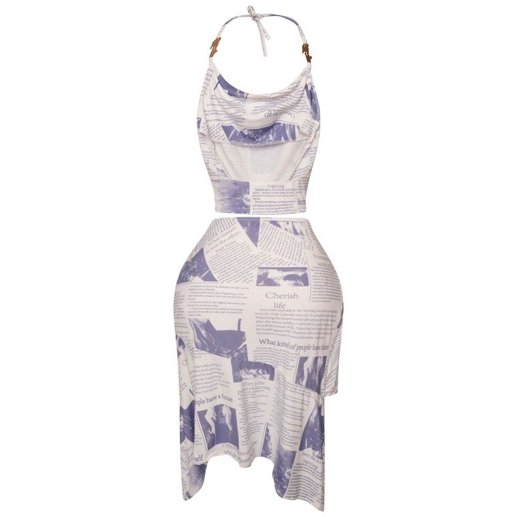 Honeyz Print Bodycon Skirt