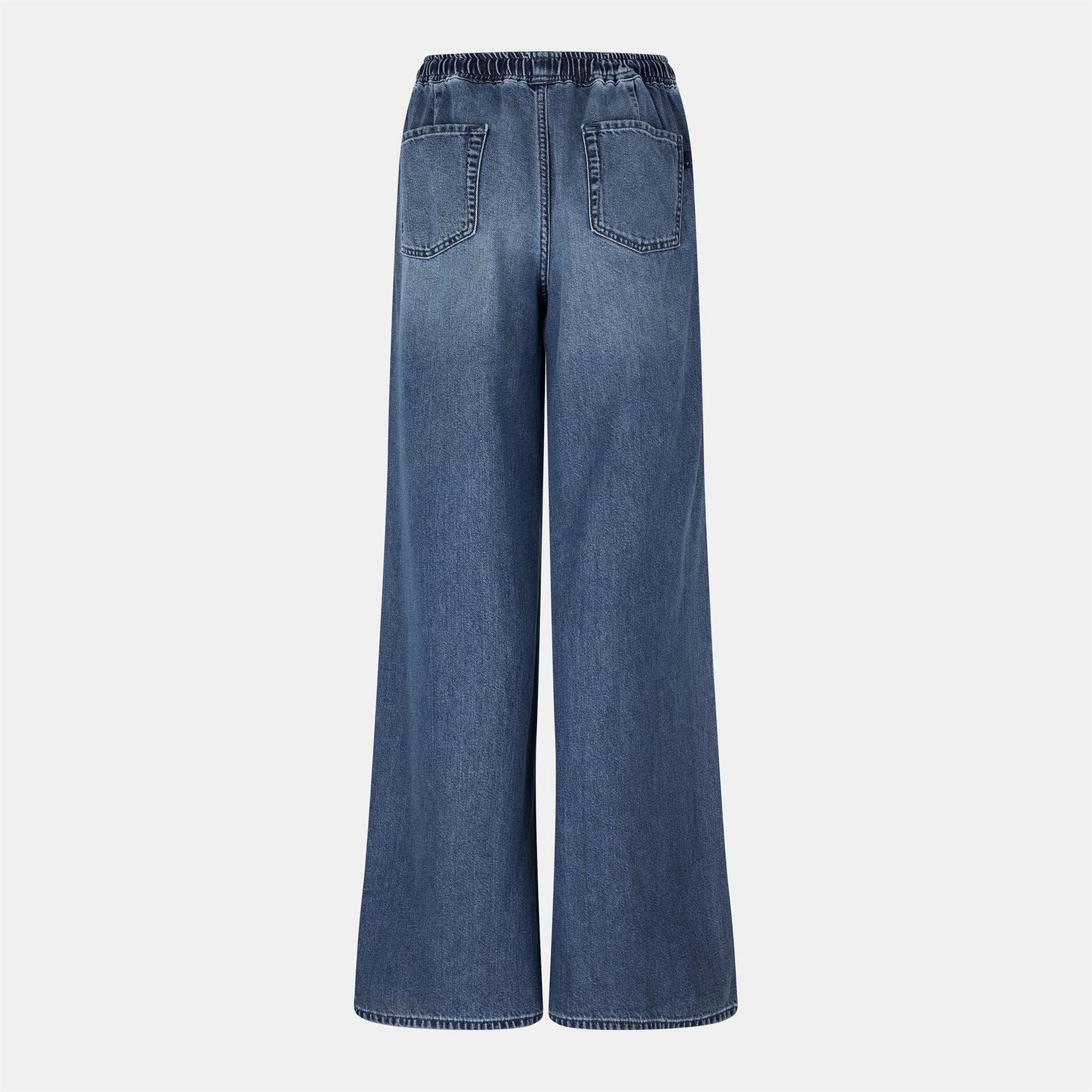 7 For All Mankind Pull On Wide Leg Jeans