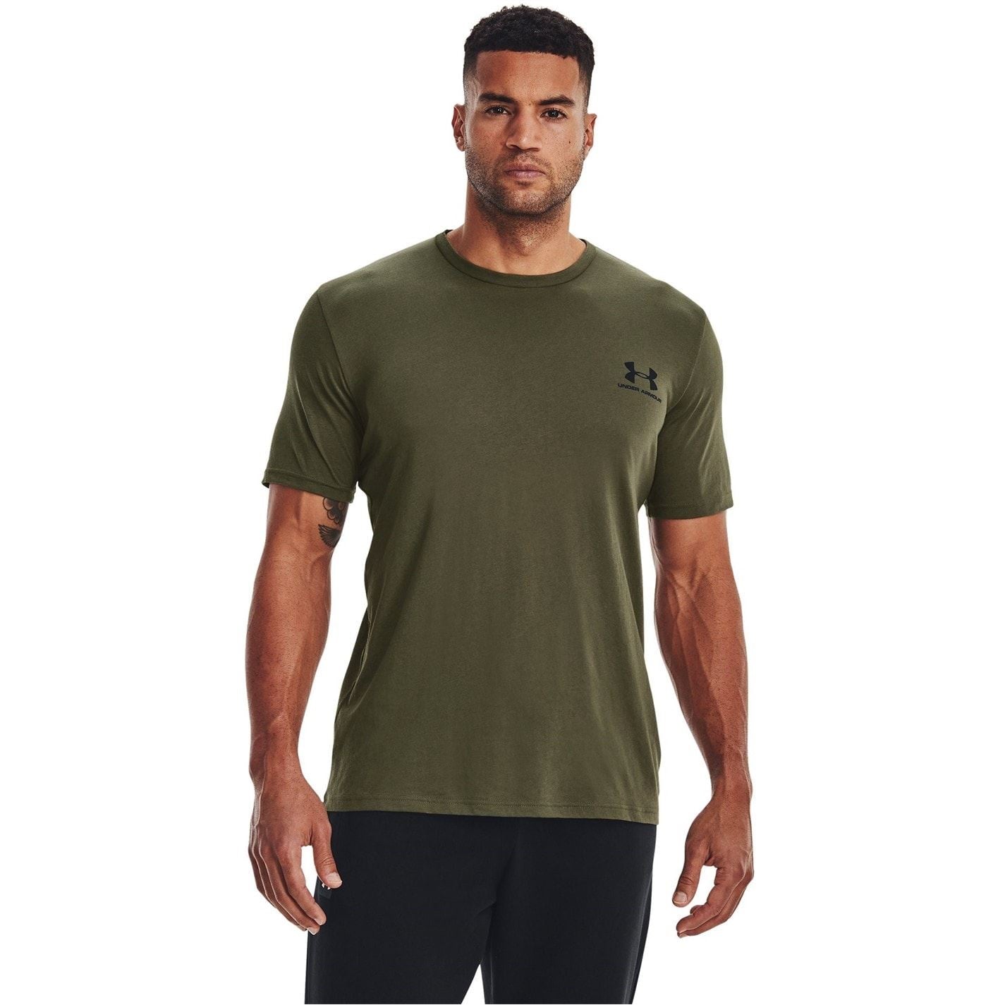 Under Armour Mens Armour Ua Left Chest Logo Short Sleeve