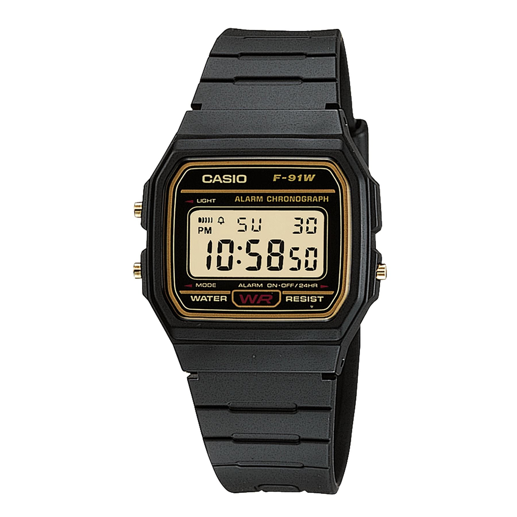 Casio 91wg 9qef Iconic Watch   Black