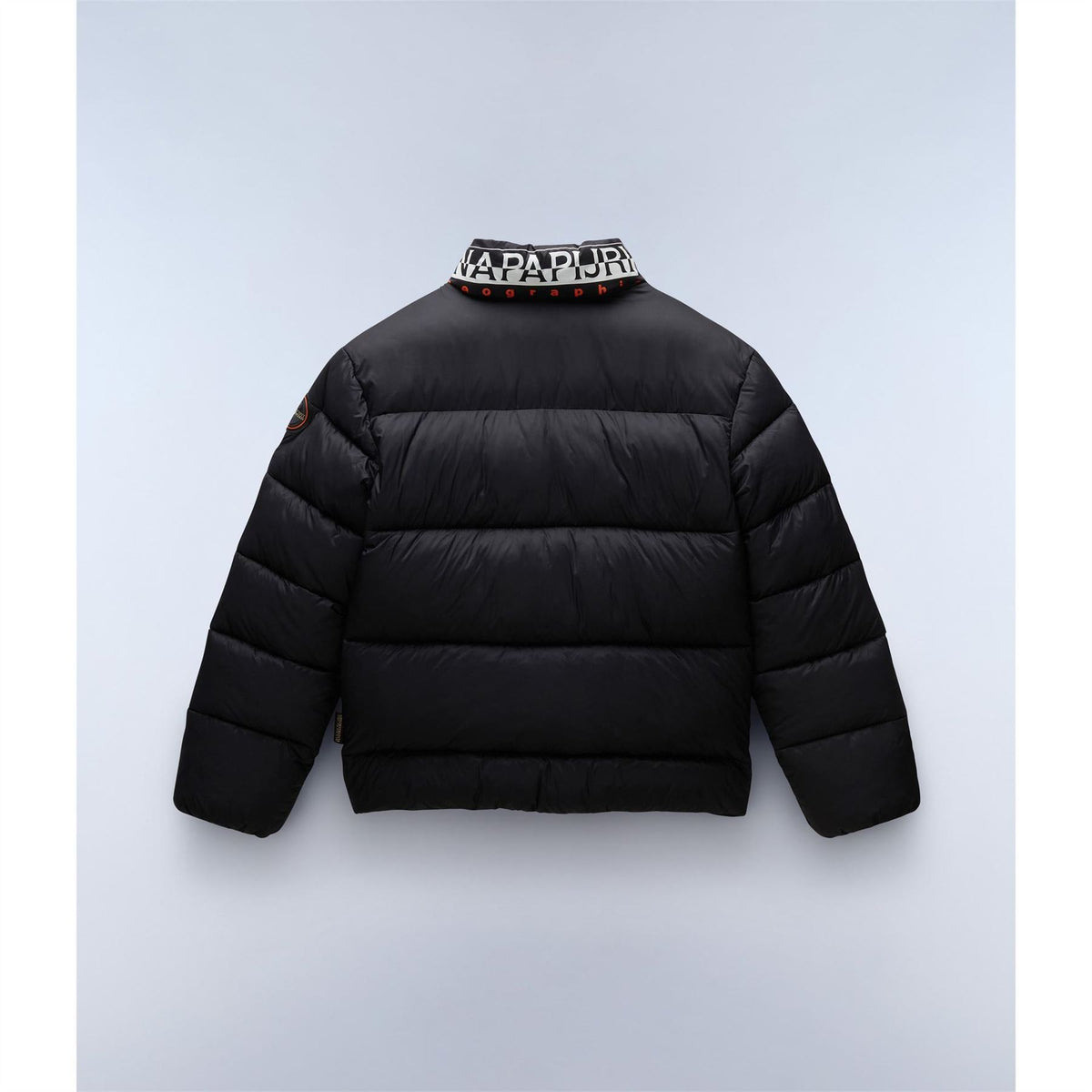 Napapijri Solid Patterned High Neck Puffer Coat