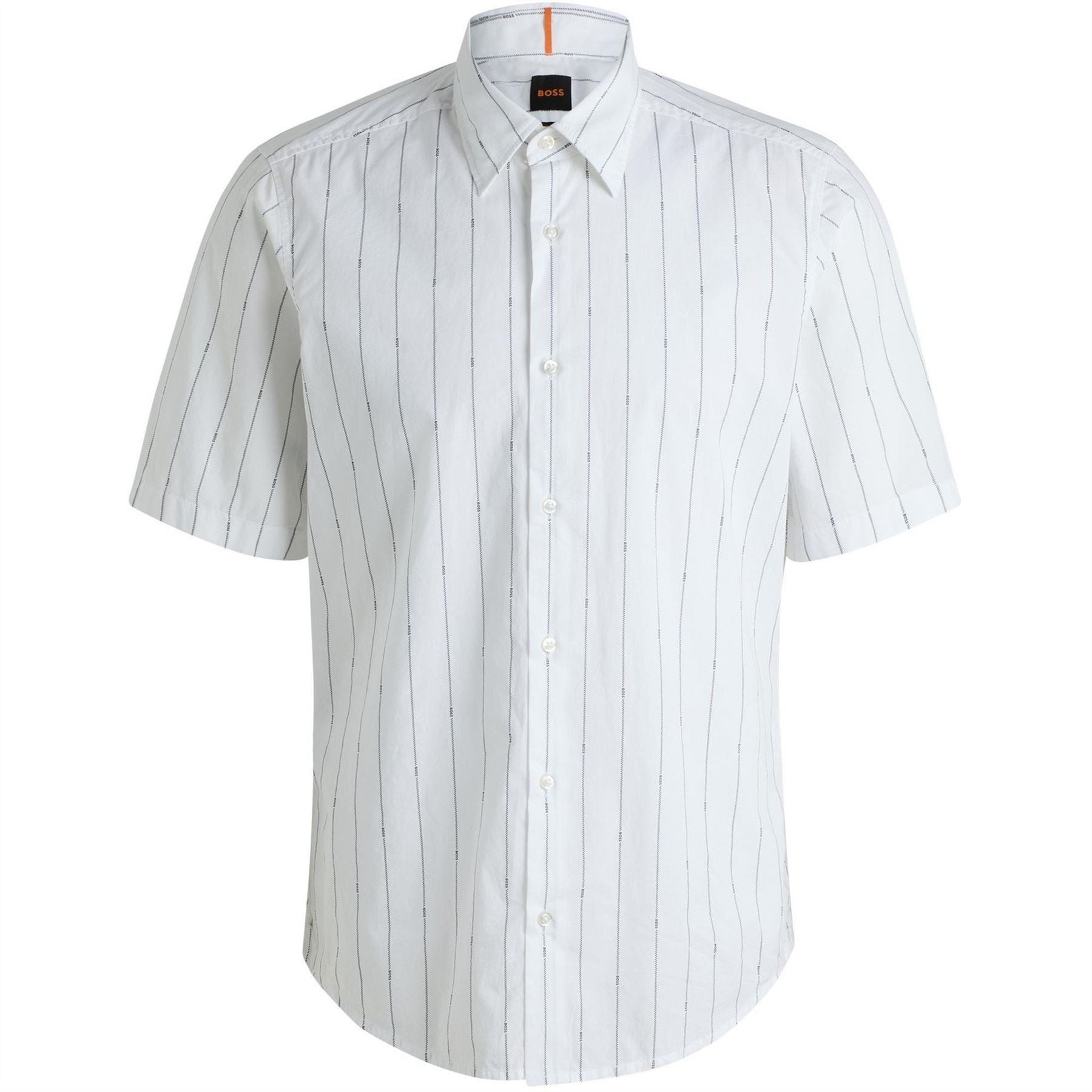 Boss Rash Stripe Short Sleeve Patterned Shirt