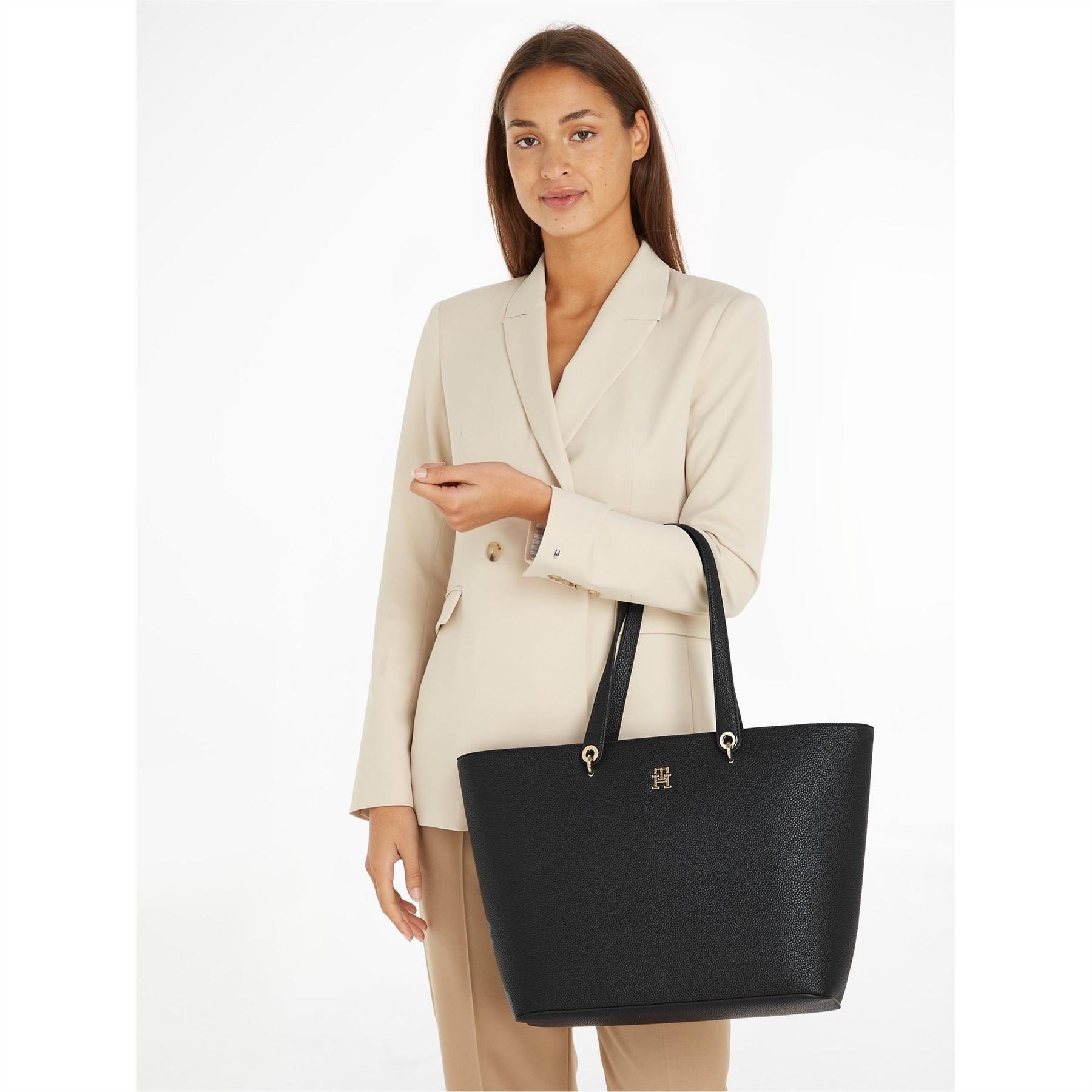 Tommy Hilfiger Emblem Tote Bag