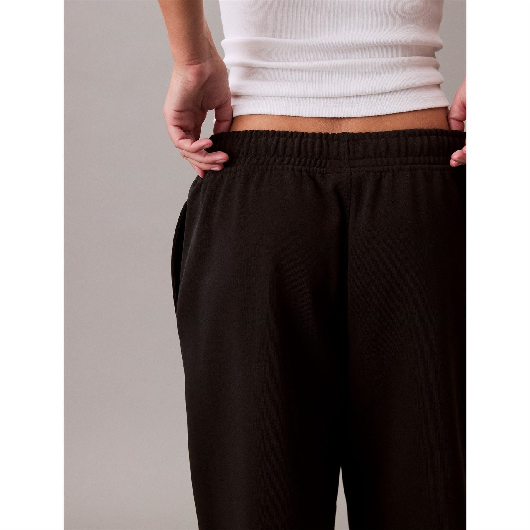 Calvin Klein Jeans Ckj Mono Closed Hem Fleece Joggers