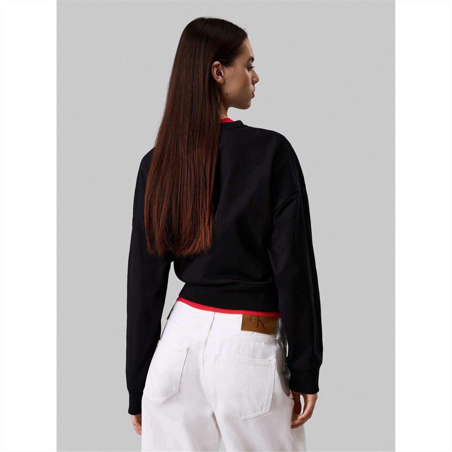 Calvin Klein Jeans Crew Neck Long Sleeve Sweatshirt