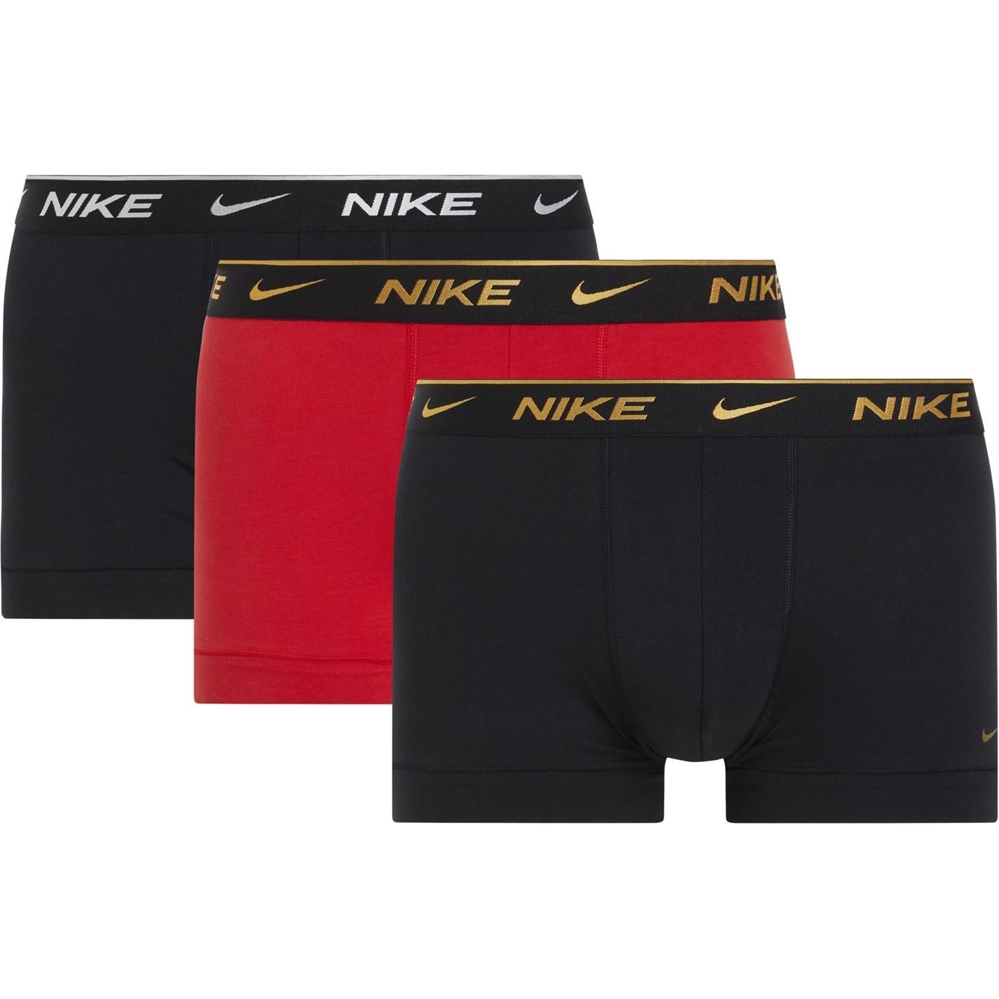 Nike Mens 3 Pack Everyday Cotton Trunks