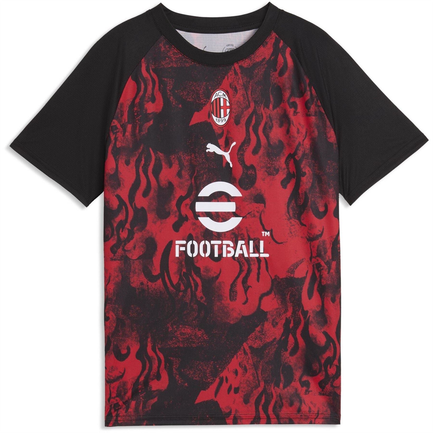 Puma Kids Ac Milan Short Sleeve T-Shirt