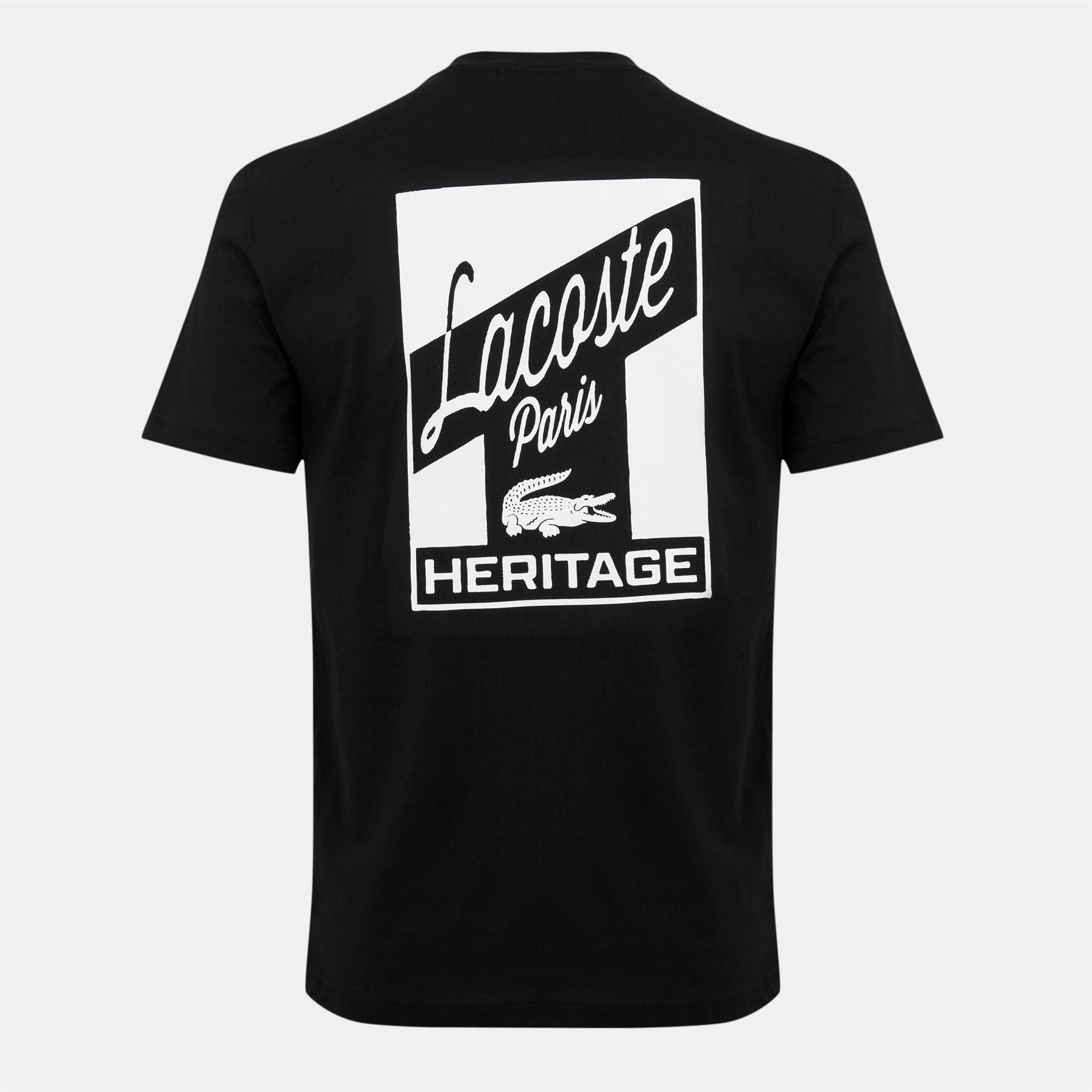 Lacoste Lacoste Lettering Graphic Crew Neck Short Sleeve T-Shirt