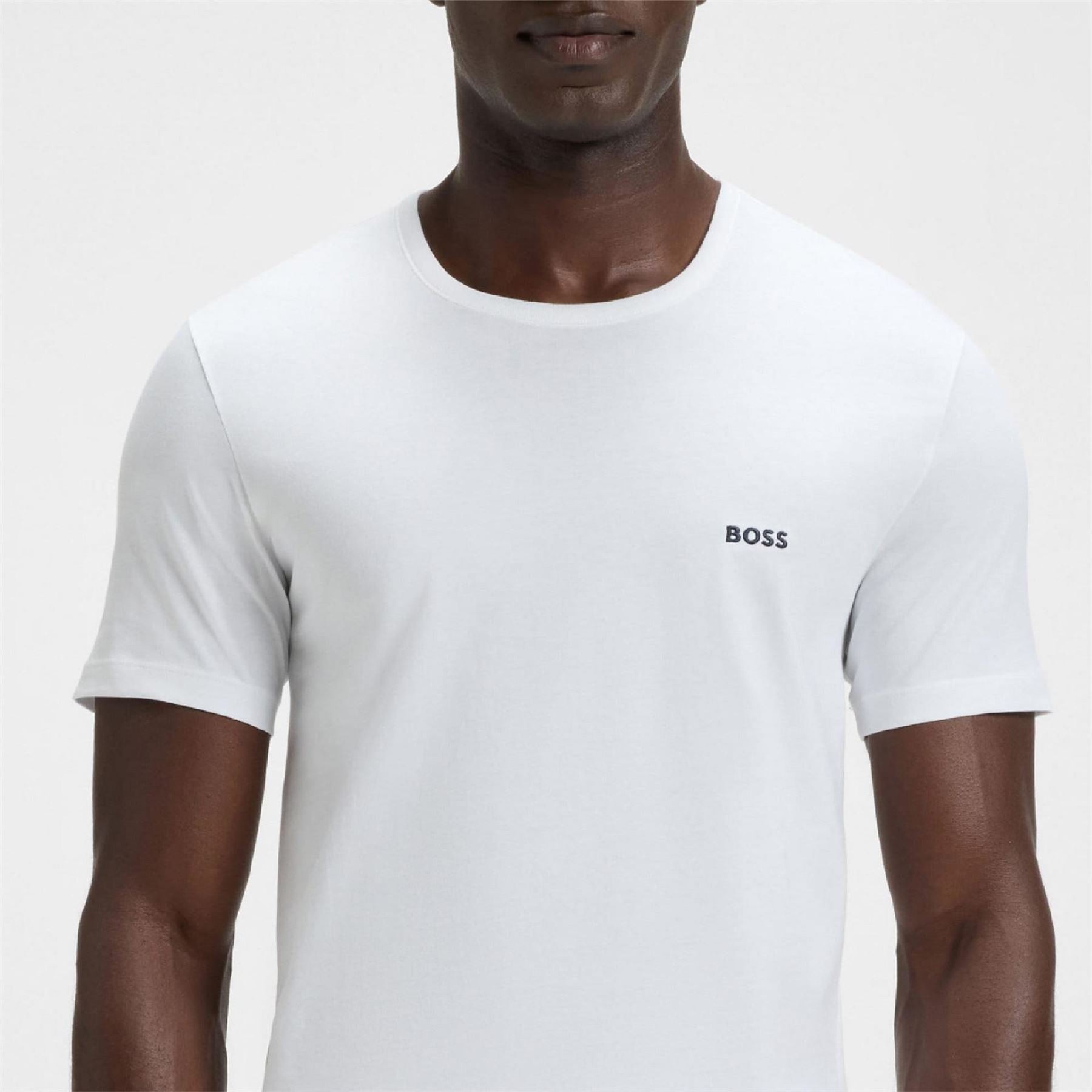 Boss Pack Of Logo Embroidered T-Shirts