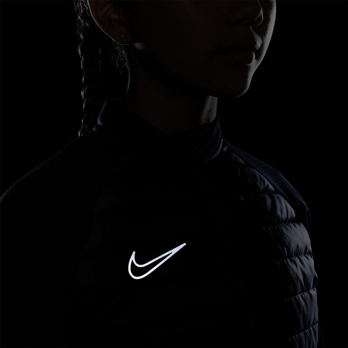 Nike Acad Solid Patterned Slim Track Pants