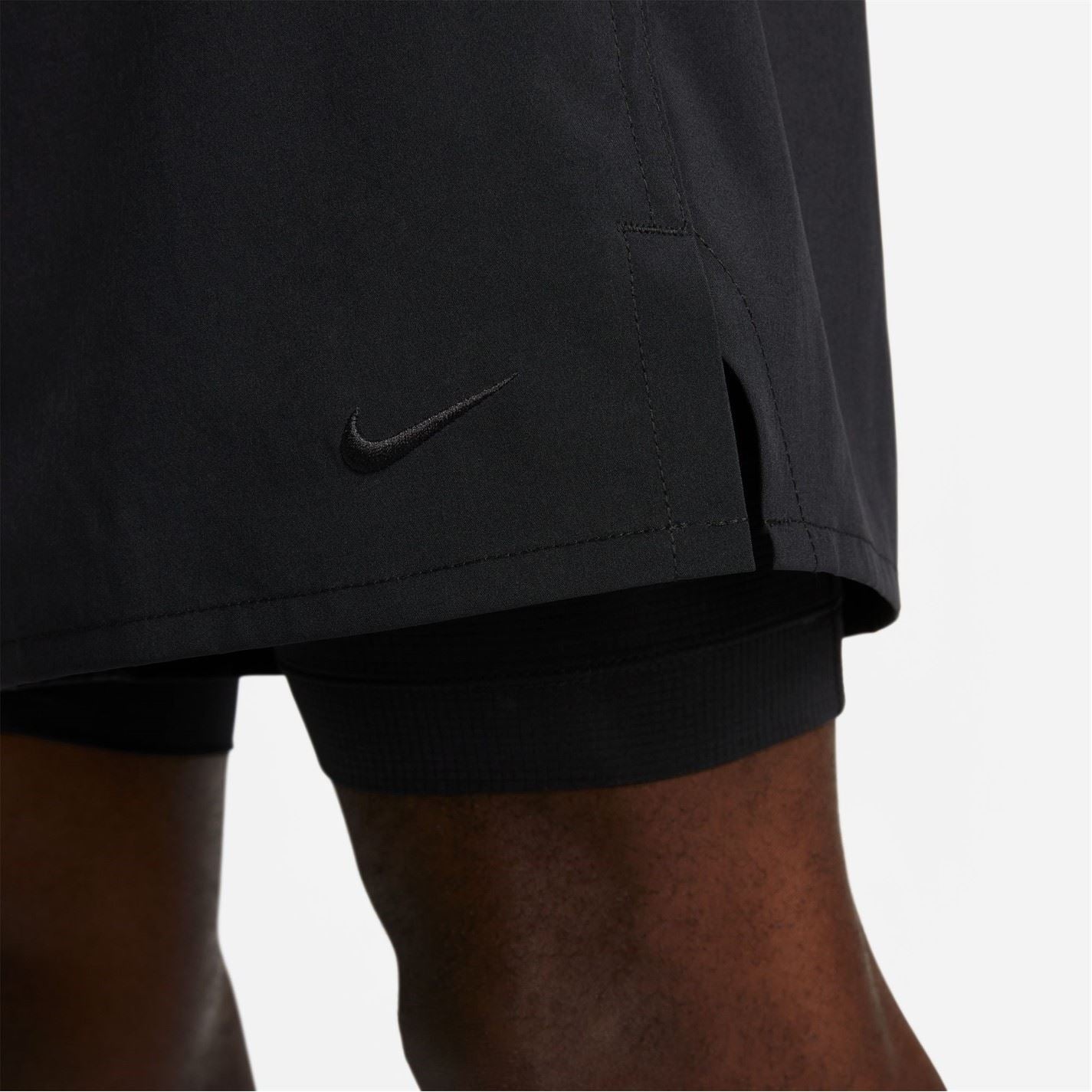 Nike Mens Dri Fit Unlimited 7 2 In 1 Woven Fitness Shorts