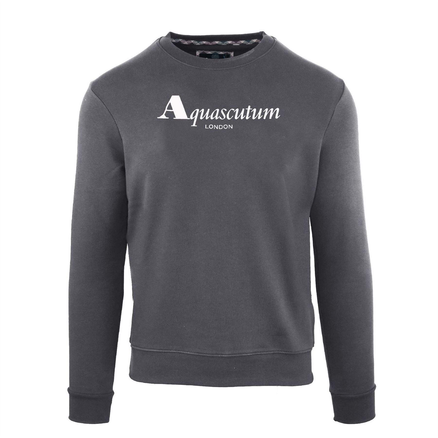 Aquascutum Crew Neck Long Sleeve Sweatshirt