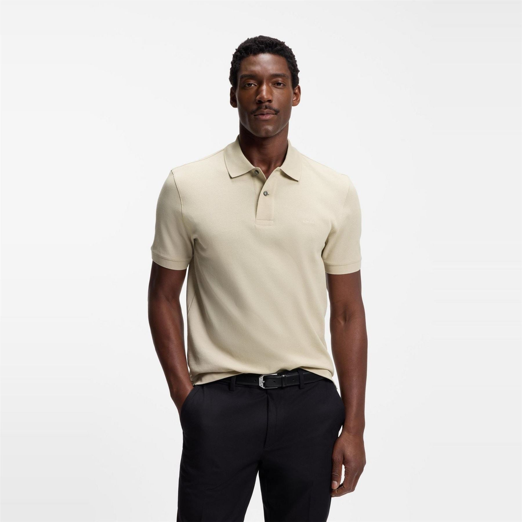 Boss BOSS BLACK Pallas Polo Iconic Logo Embroidered Shirt