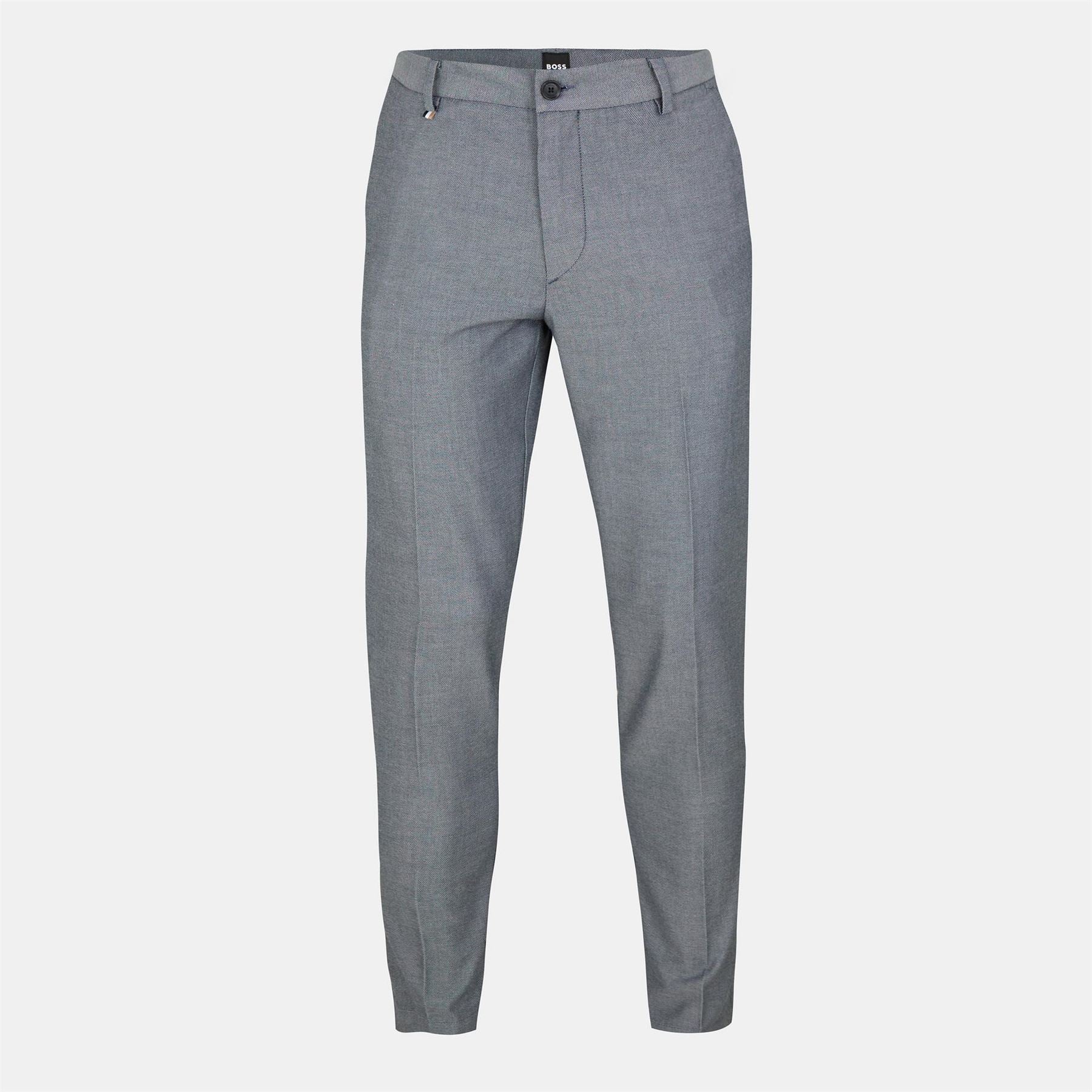 Boss Kane Stretch Tailored Fit Straight Leg Trousers