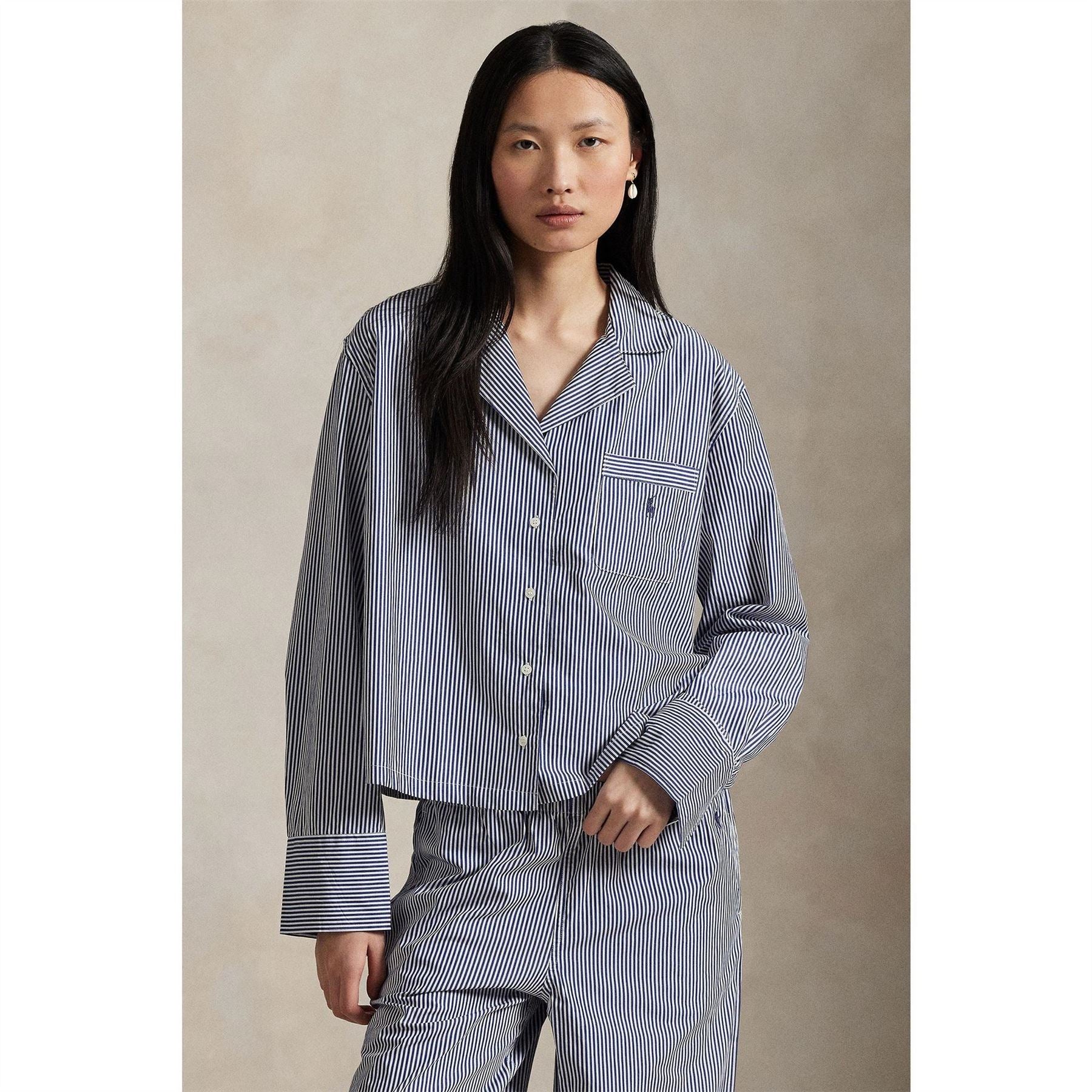 Polo Ralph Lauren Stripe Long Sleeve Pyjama Set