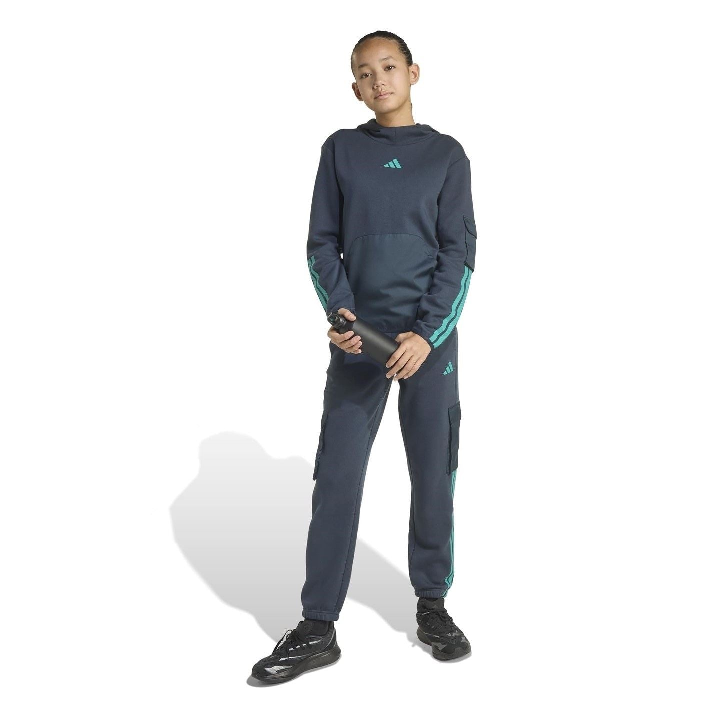 adidas Regular Fit Hooded Neck Sweatshirt