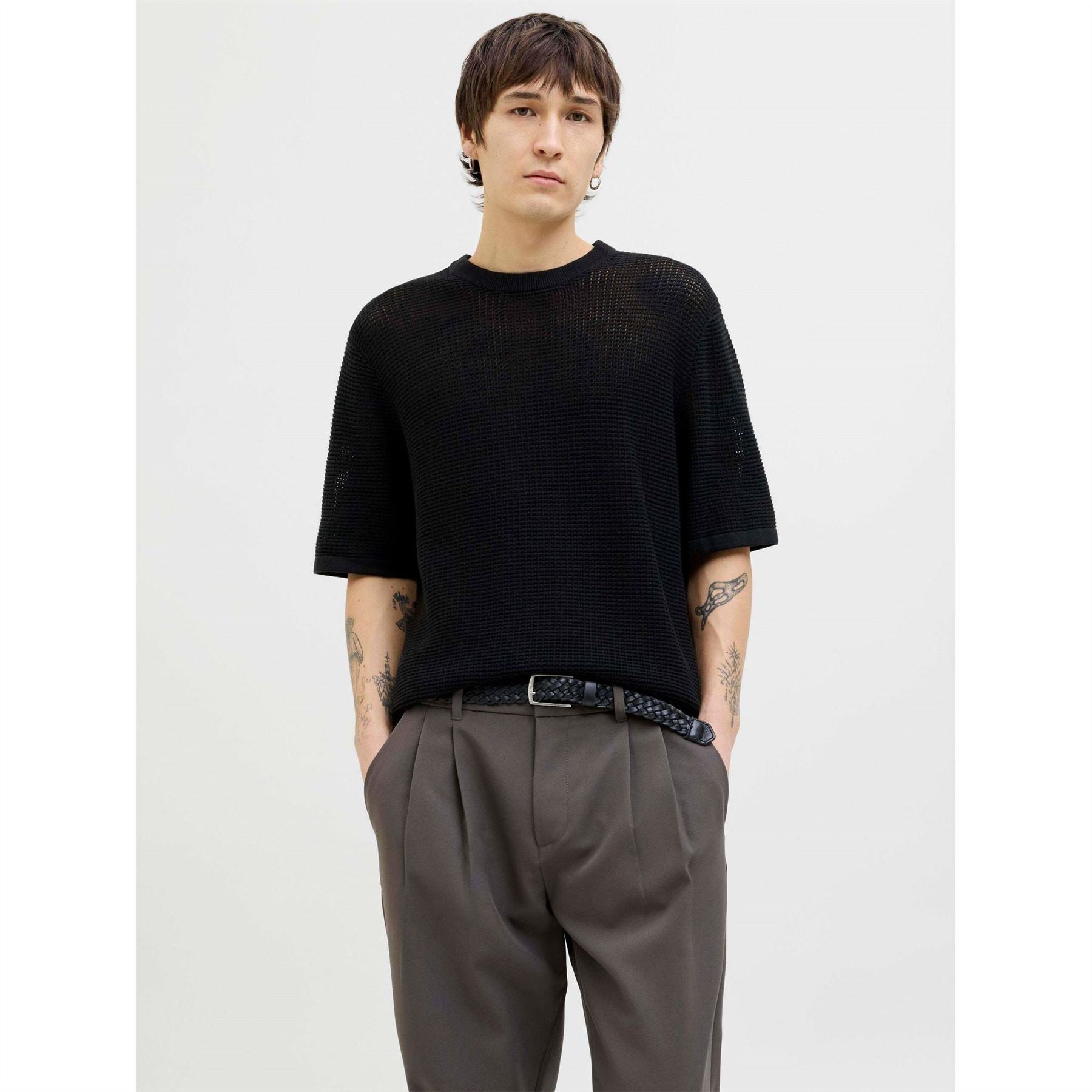 Jack and Jones Knitted Crew Sweatshirt