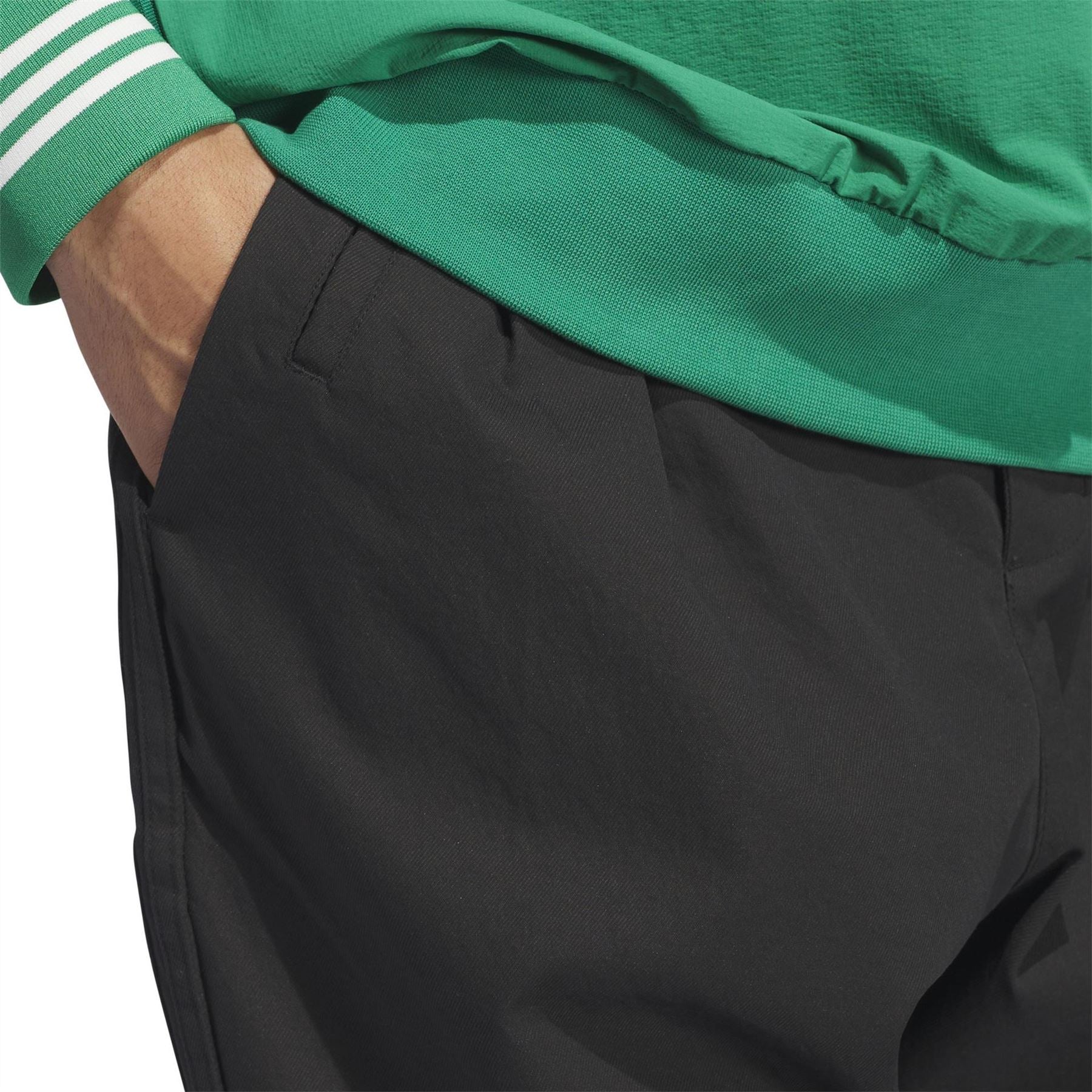 adidas Rolling Links Solid Patterned Straight Chinos