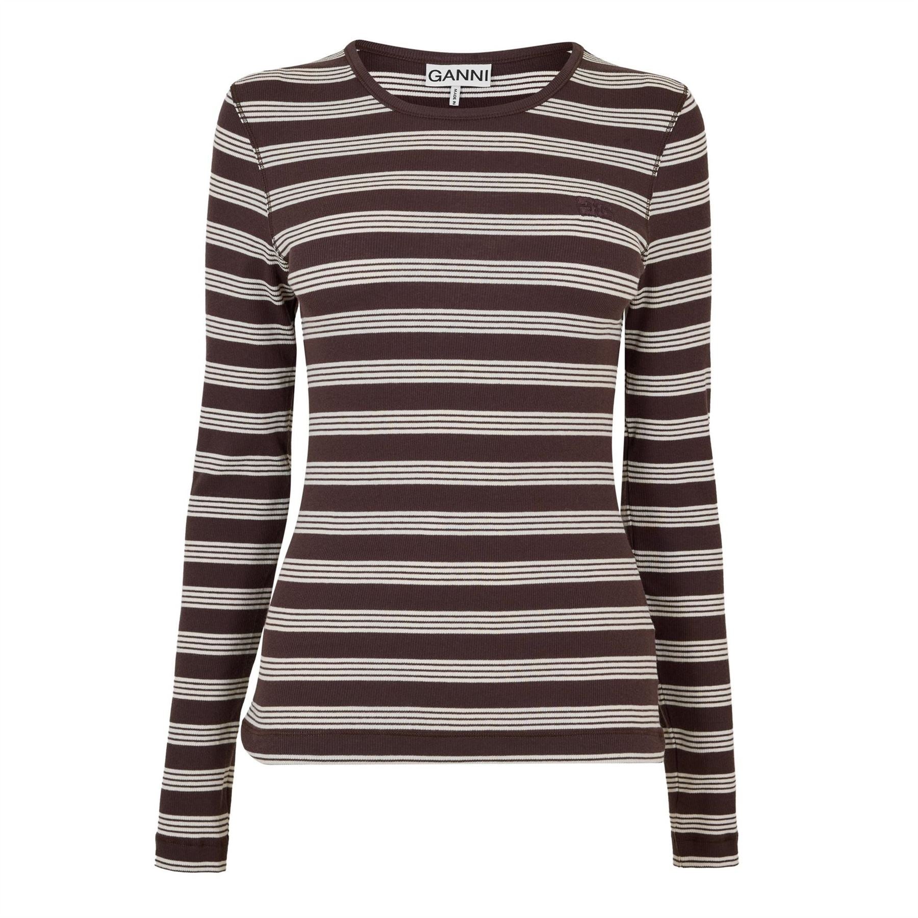 Ganni Long Sleeve T-Shirt