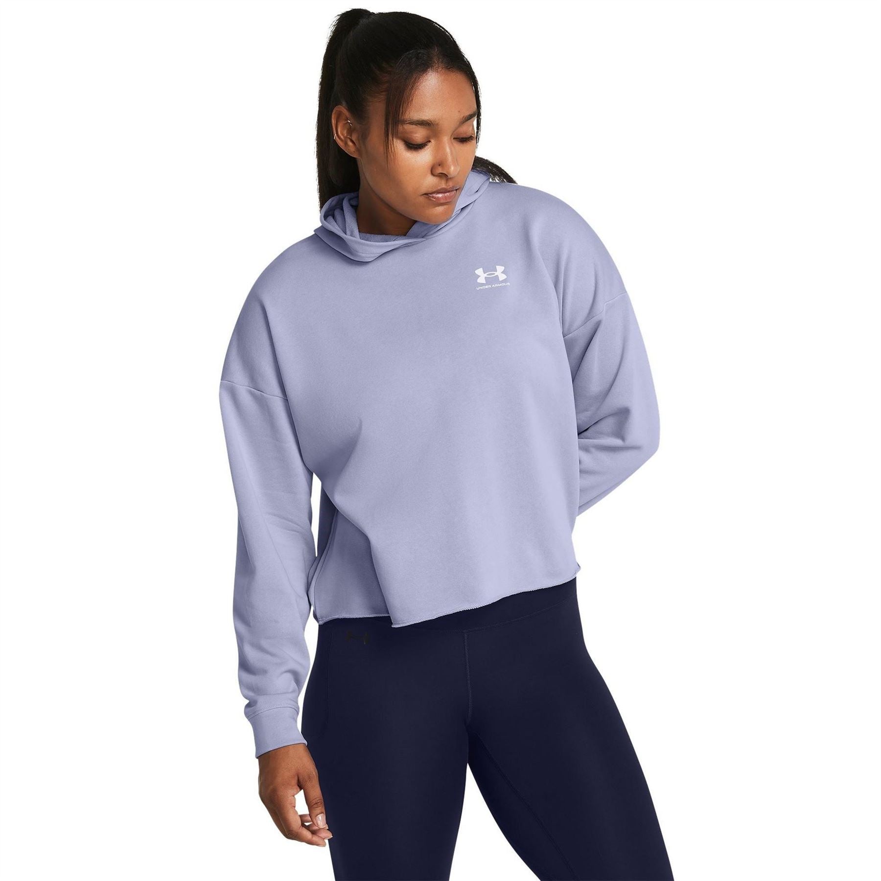 Under Armour Womens Armour Ua Rival Terry Os Hoodie Sweatshirt