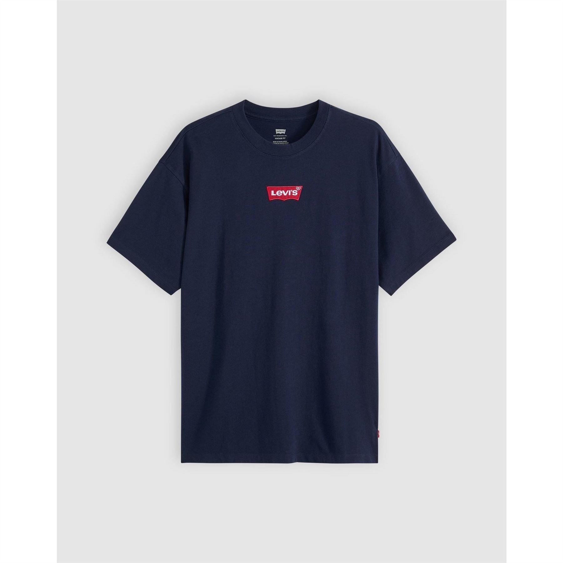 Levis Bold Logo Crew Neck Short Sleeve Jersey T-Shirt
