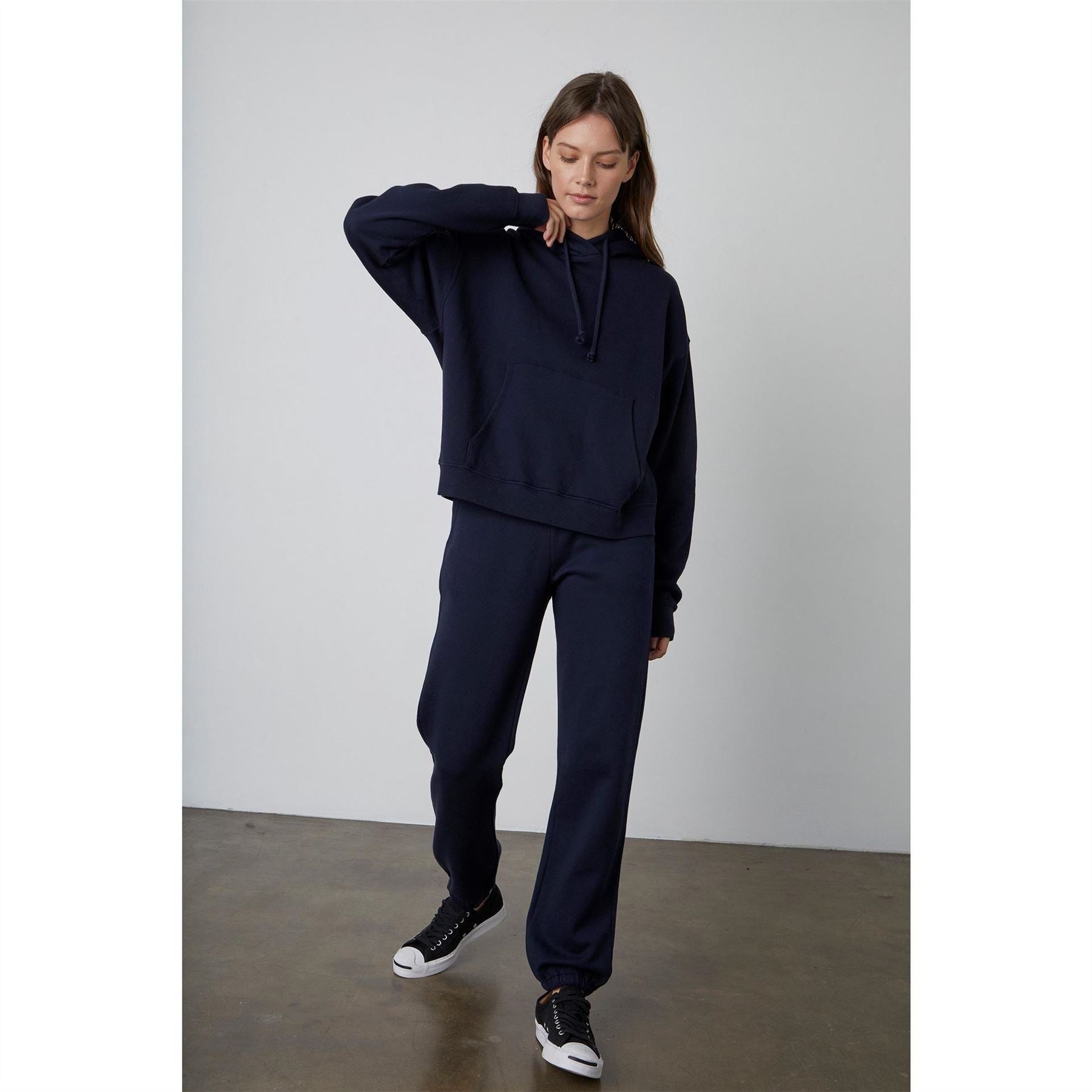 Velvet by Graham and Spencer Corefleece Relaxed Fit Drop Shoulder Sweatshirt