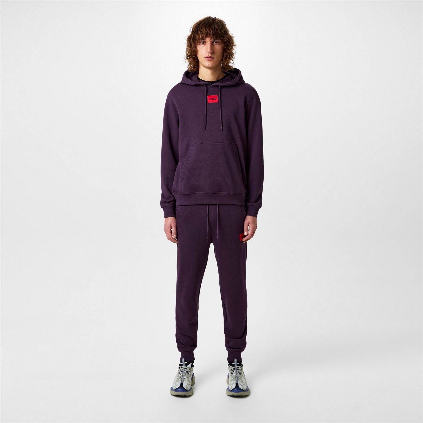 Hugo HUGO Daratschi Drawstring Hoodie   Contemporary Streetwear Design