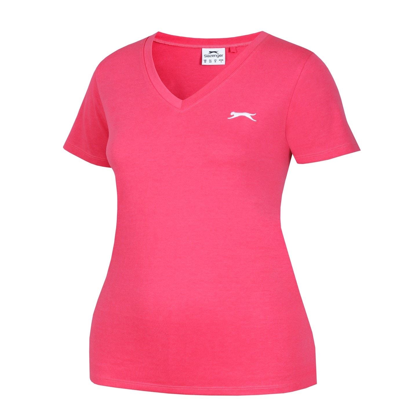 Slazenger Ladies V Neck Tee Shirt