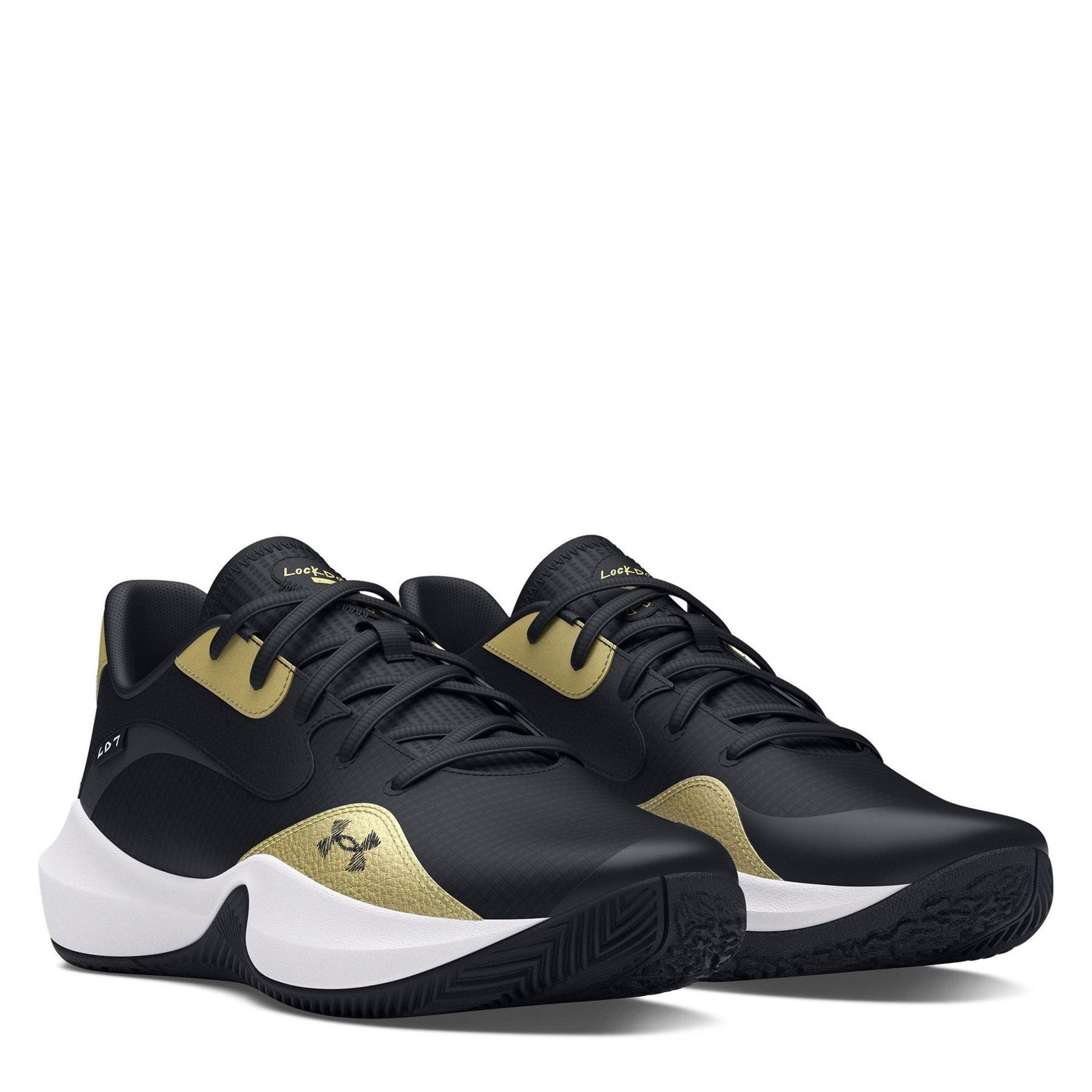 Under Armour Mens Armour Ua Lockdown 7 Low Basketball Trainers